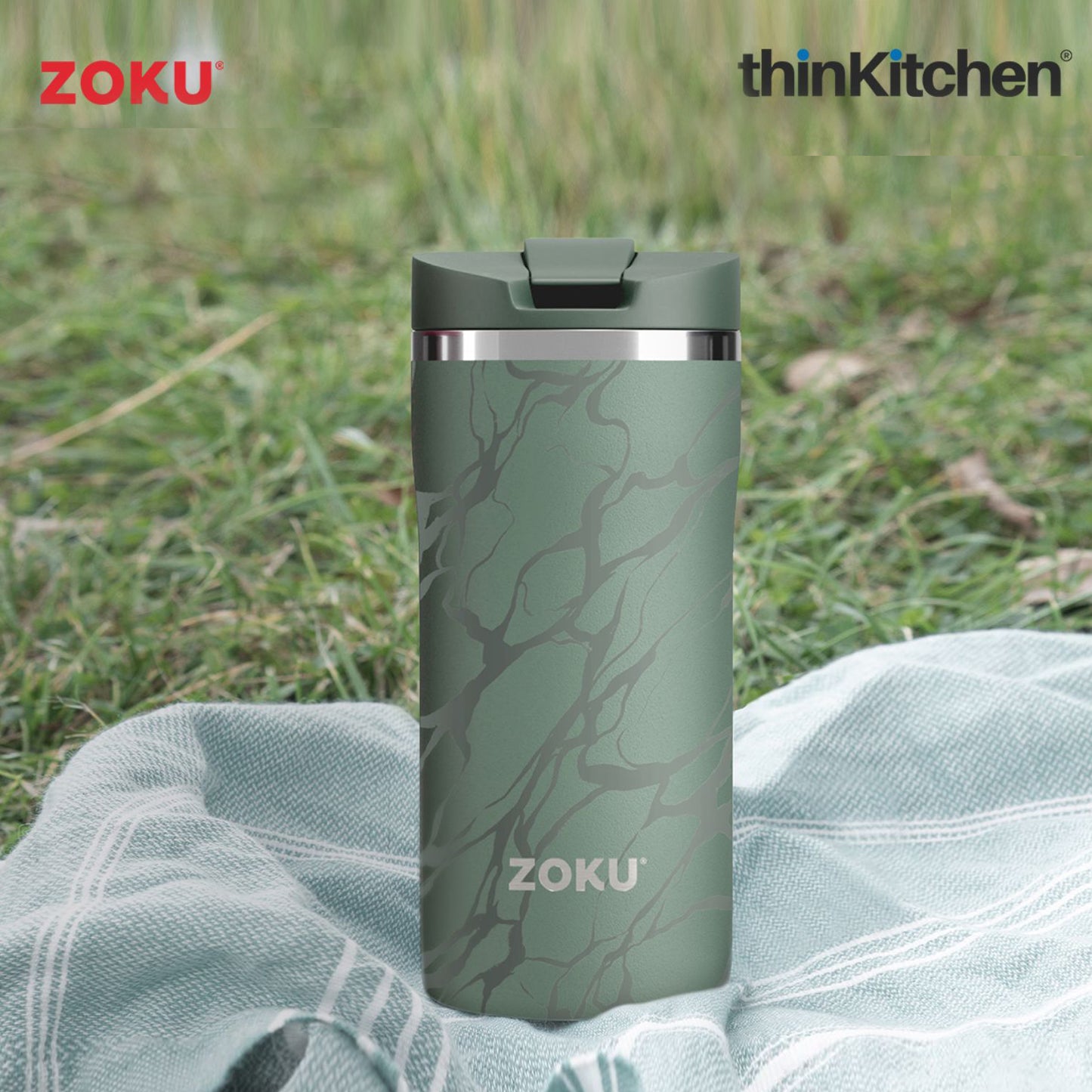 Zoku Marble Travel Mug 355ml