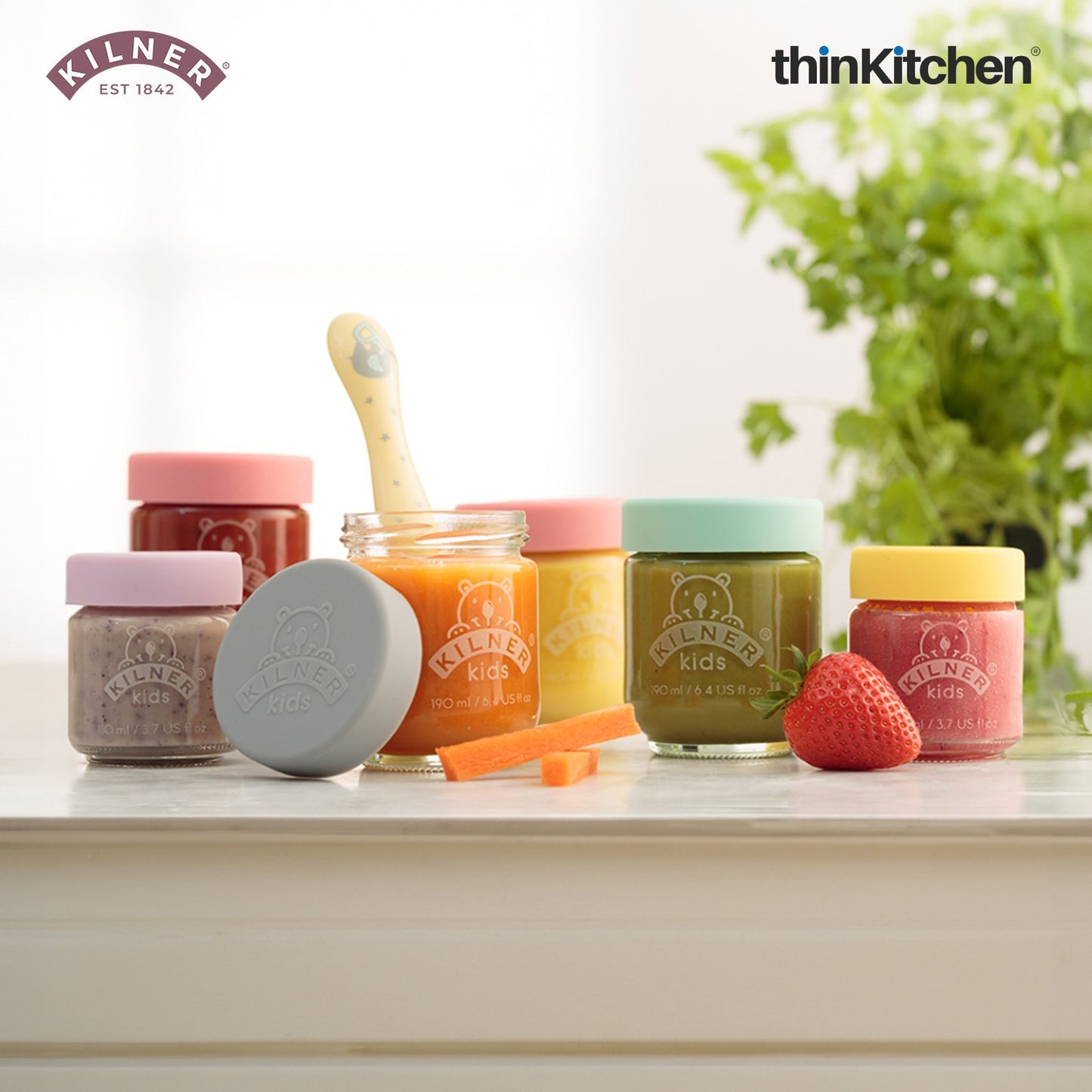 Kilner 190 Ml Kids Jars Set Of 6