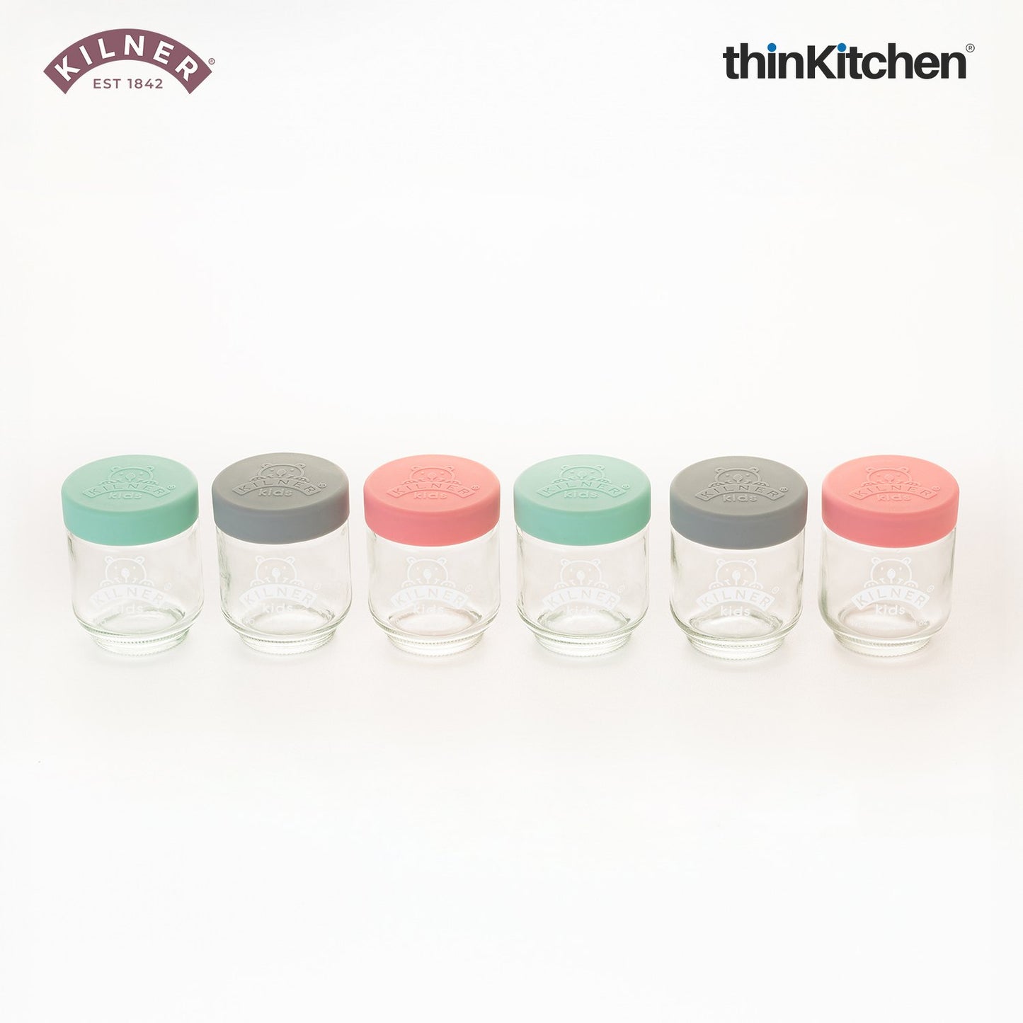 Kilner 190 Ml Kids Jars Set Of 6