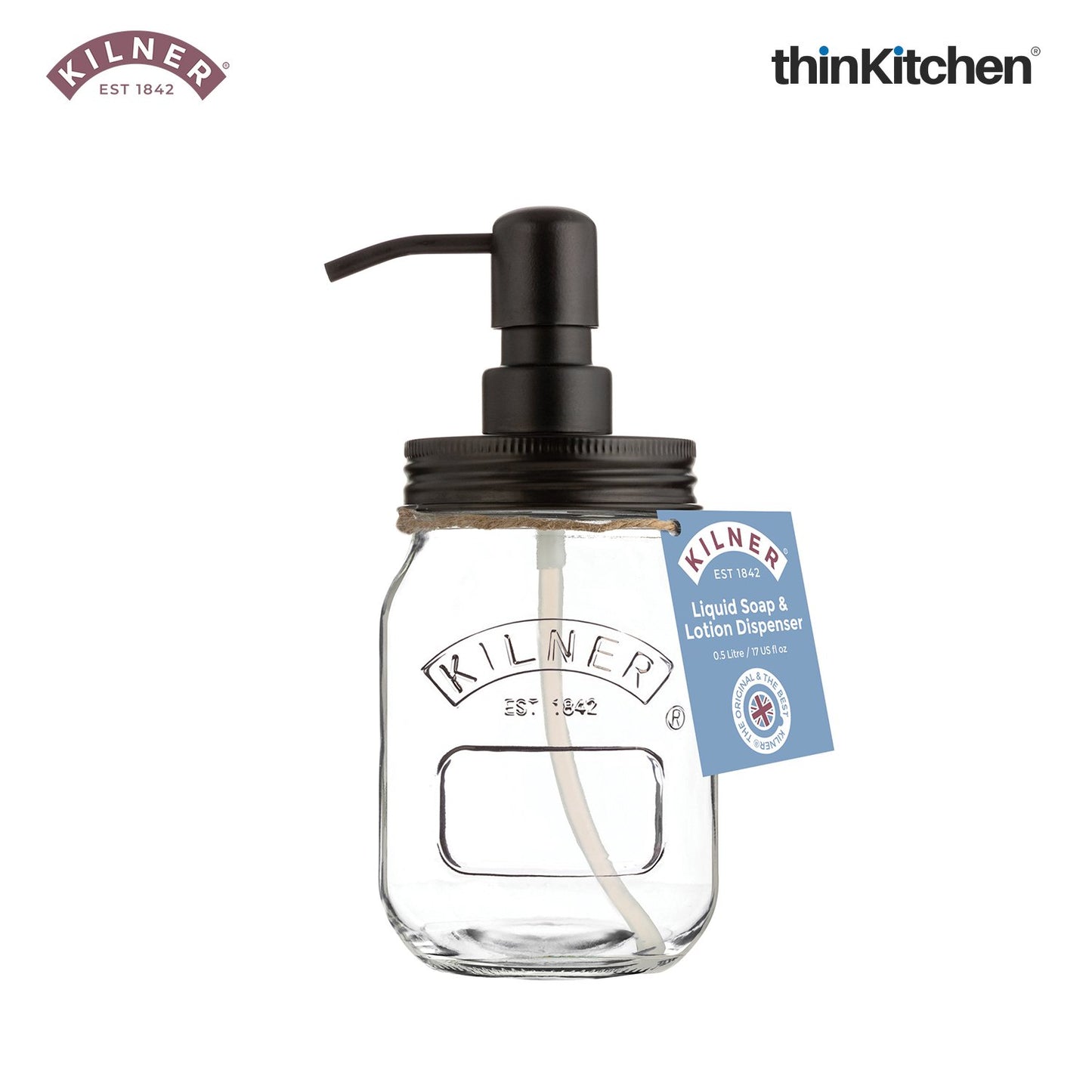 Kilner Liquid Soap & Lotion Dispenser