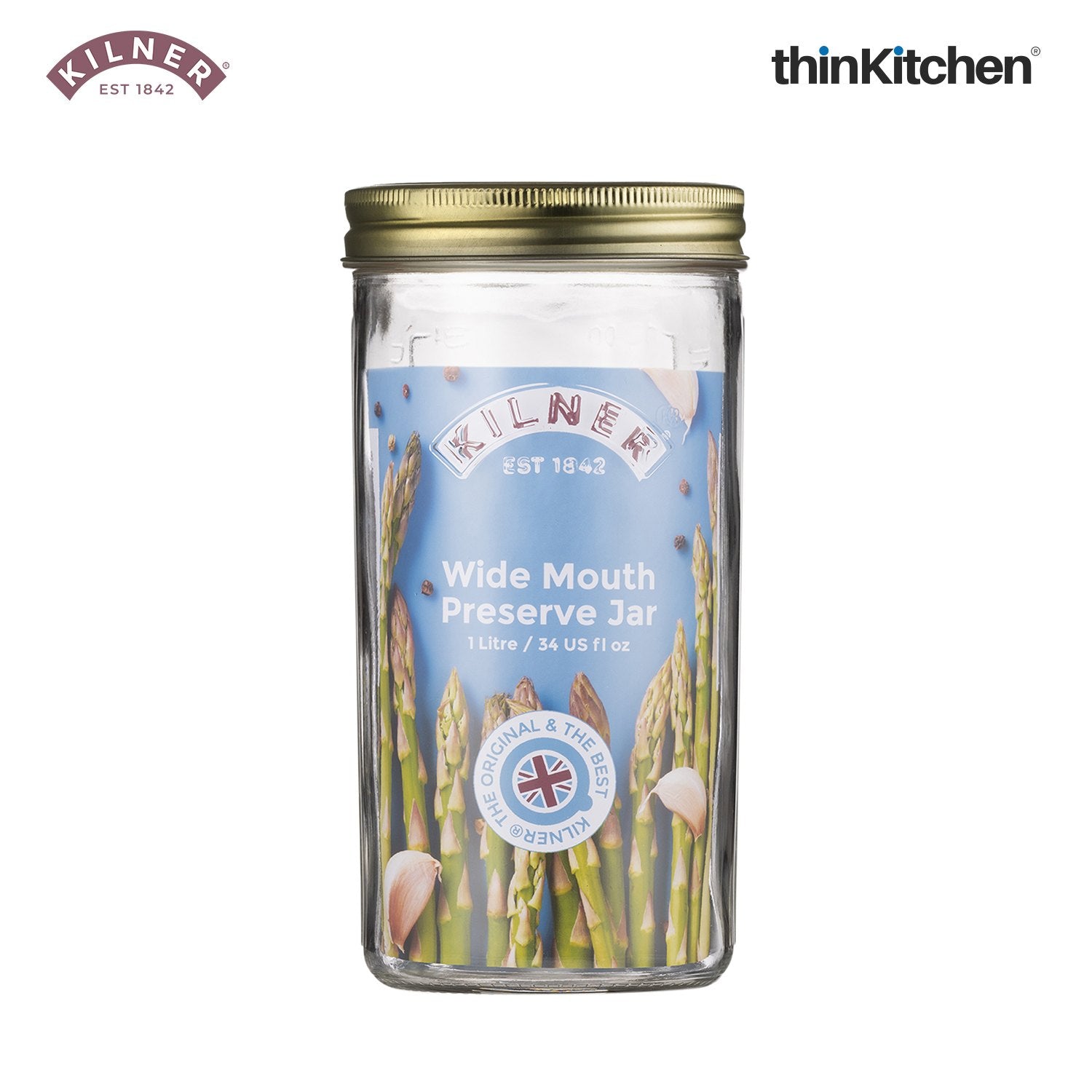 Kilner Clip Top Square Spice Jar – Premium Glass Jar for Fresh Herbs, Masalas & More – Airtight, Stylish, Sustainable - 7
