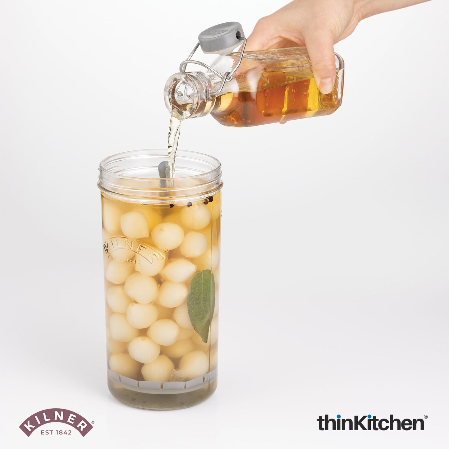 Kilner Pickle Jar With Lifter 1 Litre