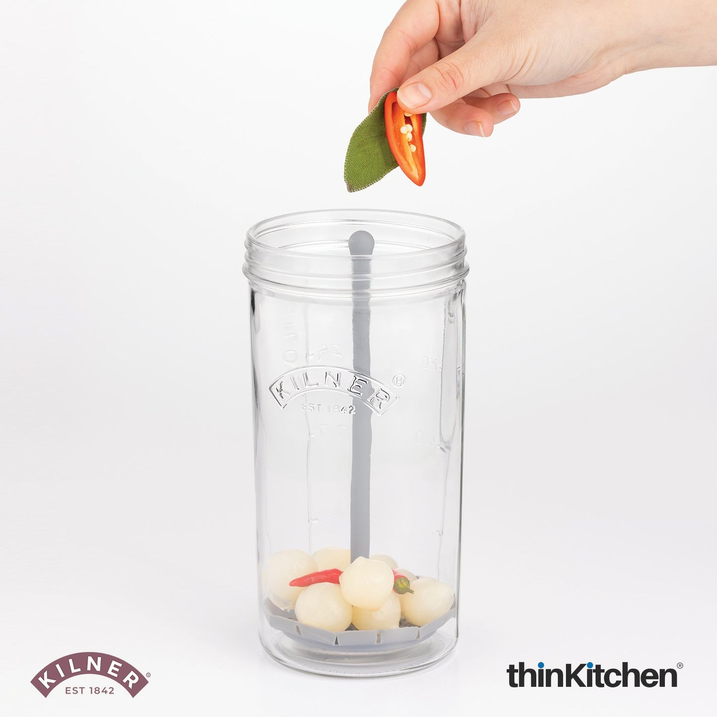 Kilner Pickle Jar With Lifter 1 Litre