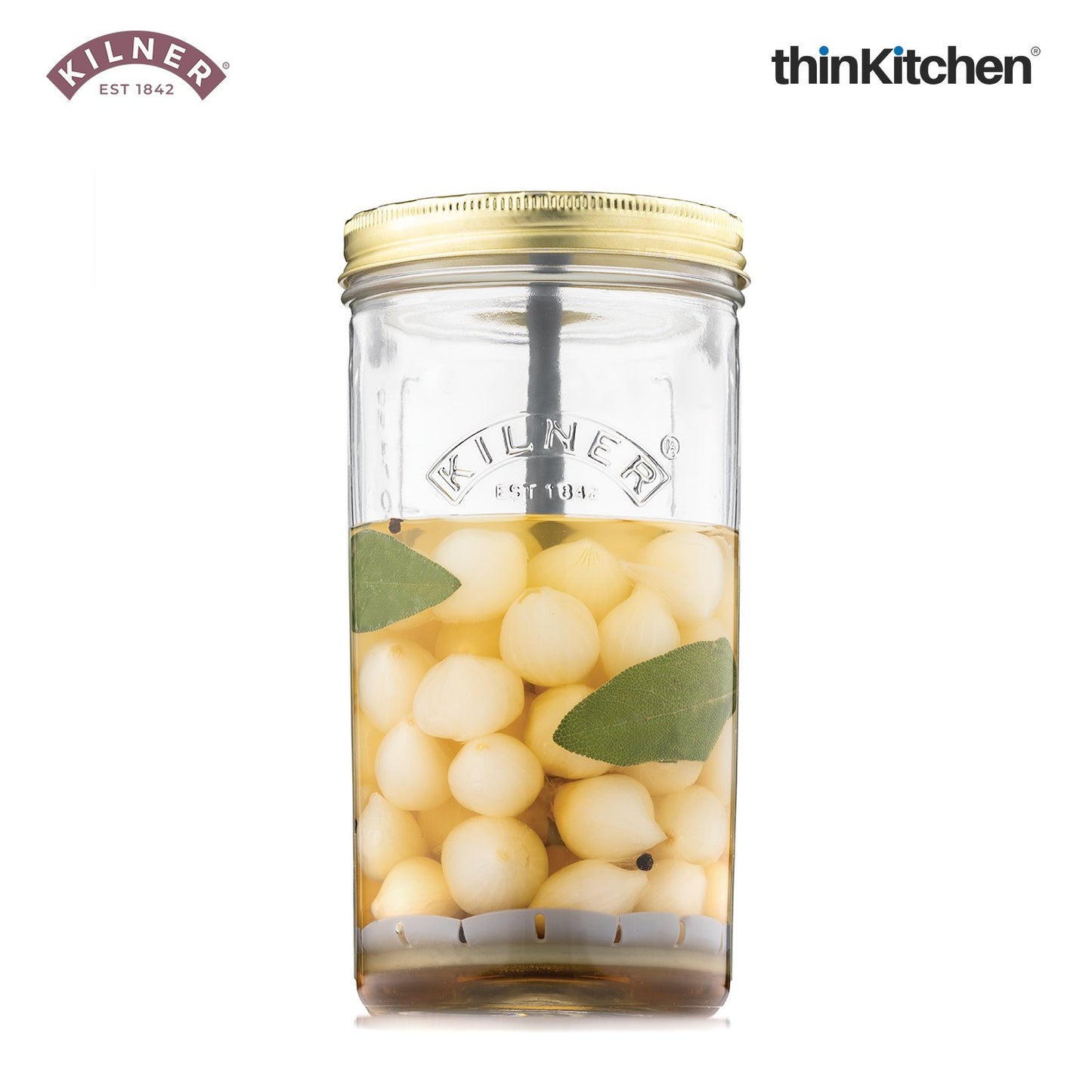 Kilner Pickle Jar With Lifter 1 Litre