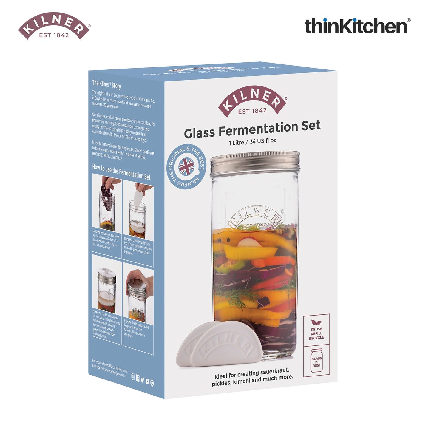 Kilner 1 Litre Fermentation Set