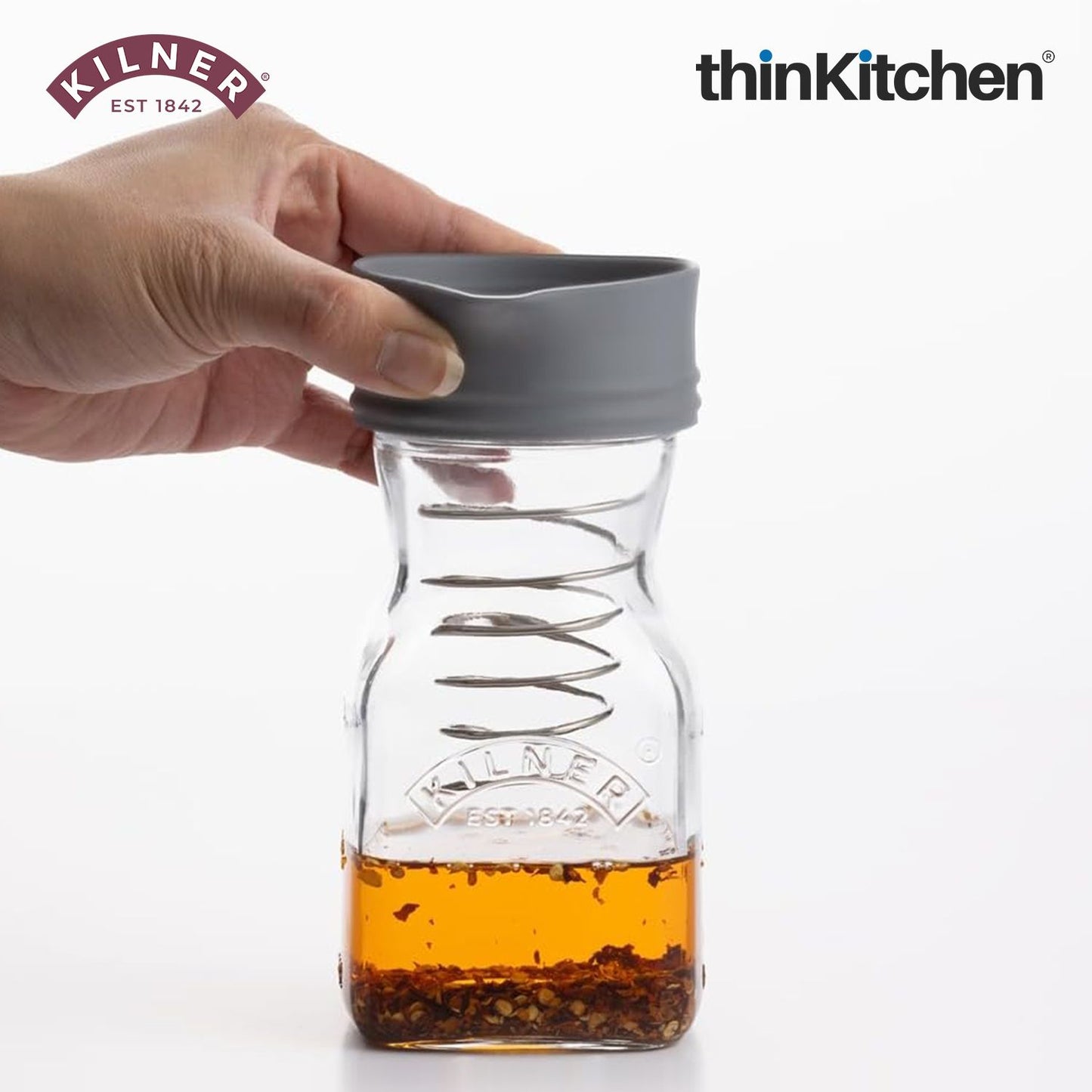 Kilner Salad Dressing Maker Juice and Sauce Bottle
