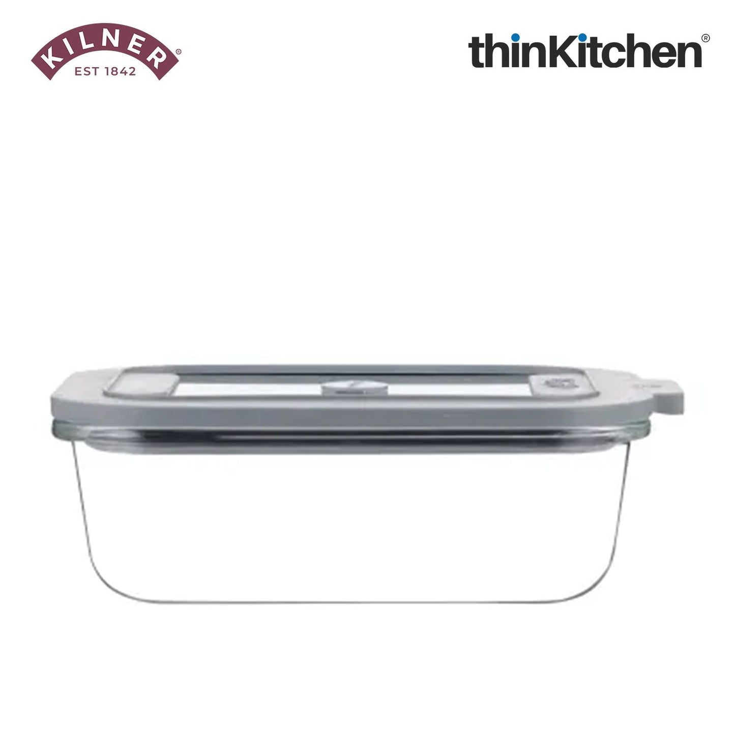 Kilner Premium 630ml Airtight, Leakproof Glass Container for Food Storage, Leftovers, Snacks | Oven safe, Freezer Safe, Fresh Series