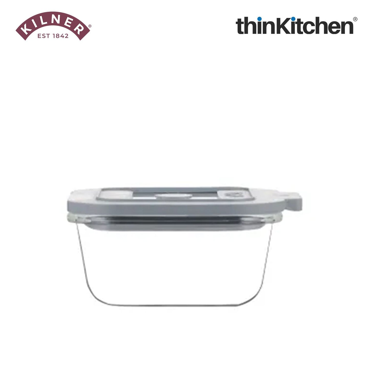 Kilner Premium 800ml Airtight, Leakproof Glass Container for Food Storage, Leftovers, Snacks | Oven safe, Freezer Safe, Fresh Series