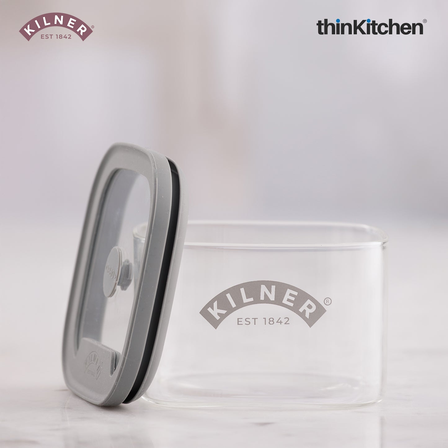 Kilner FRESH STORAGE SQUARE JAR 0.5 LITRE