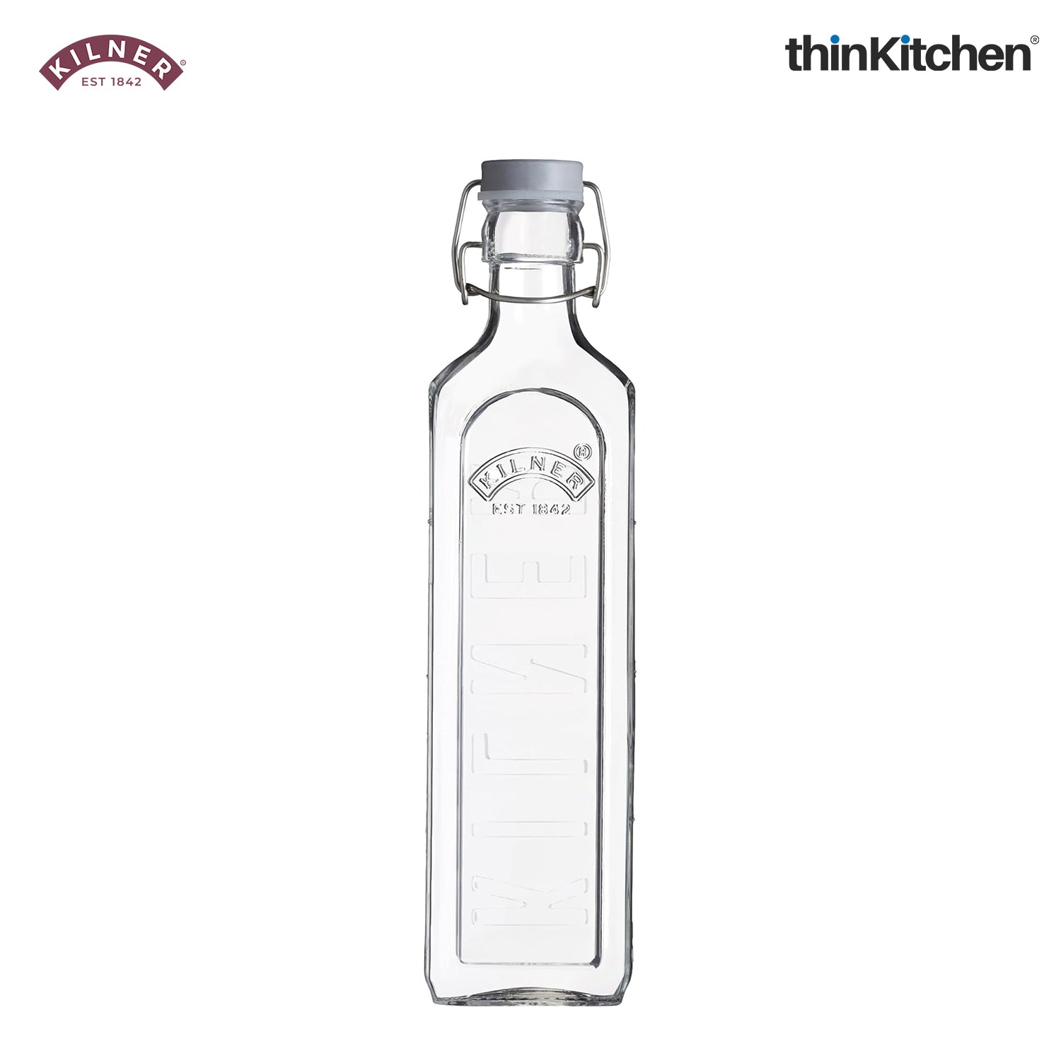 Kilner 1 Litre New Clip Top Bottle - 3