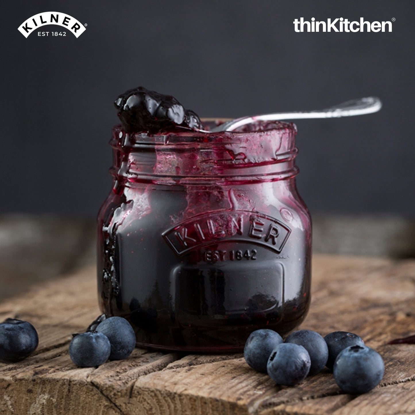 Kilner Premium Glass Preserve Jar 0.25 Litre | Small 250ml Canning & Jam Jar with Lid
