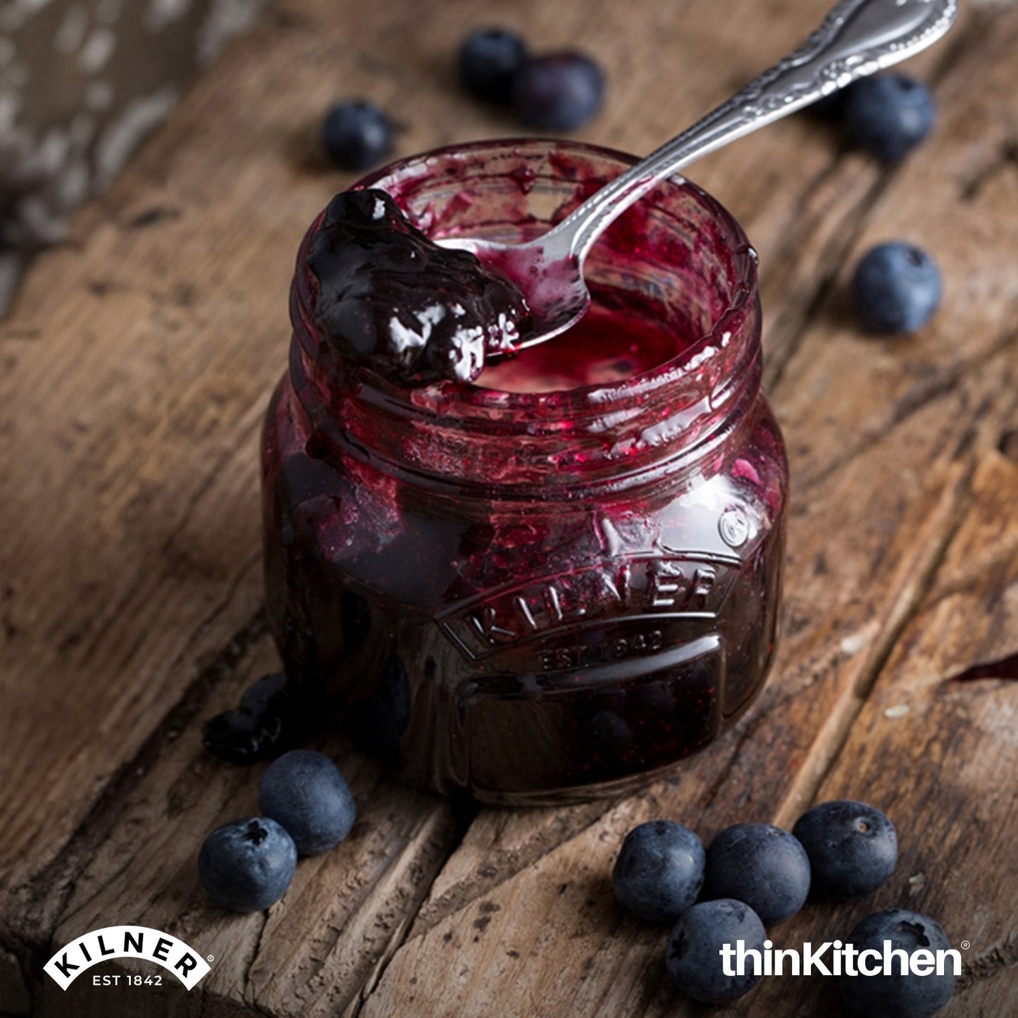 Kilner Premium Glass Preserve Jar 0.25 Litre | Small 250ml Canning & Jam Jar with Lid