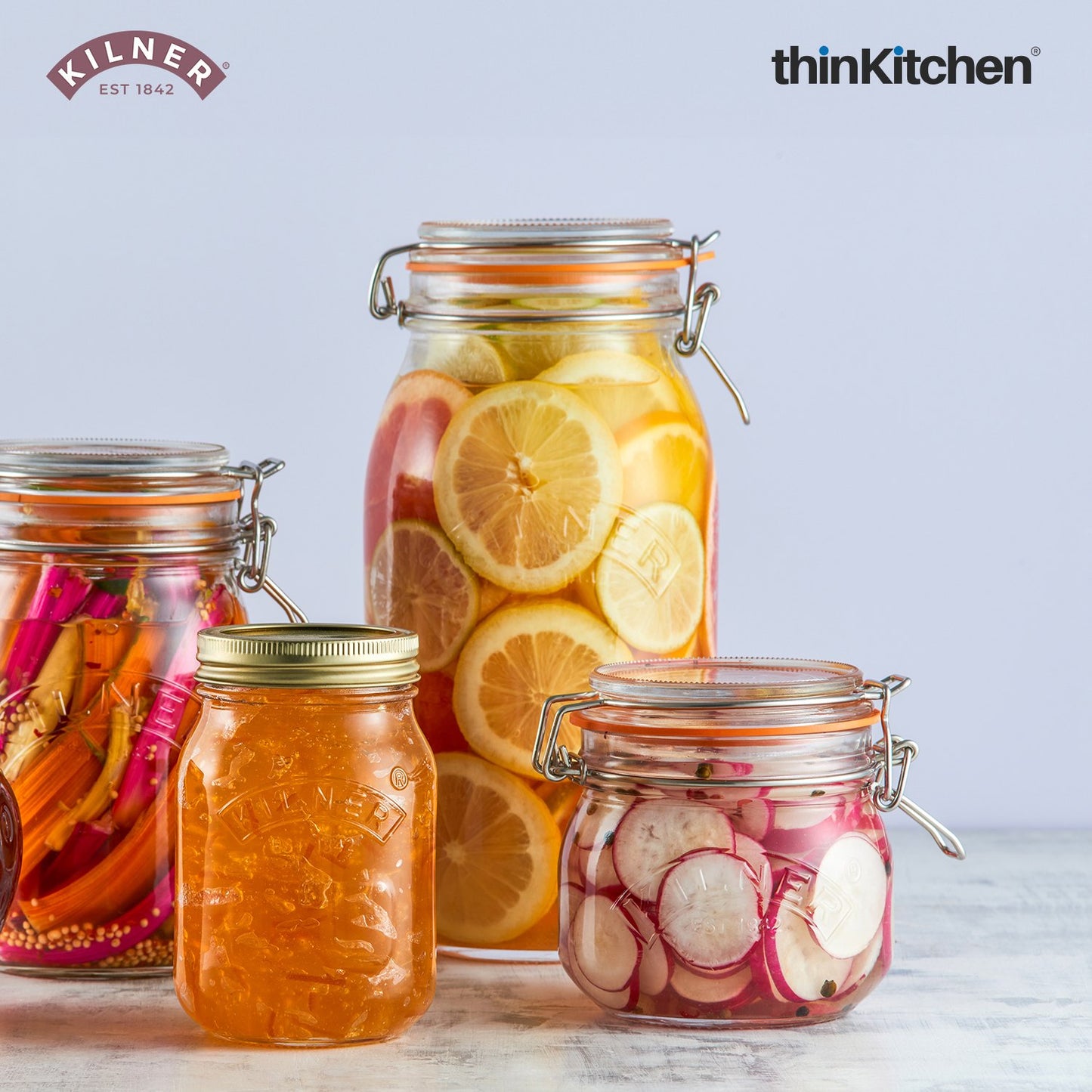 Kilner Clip Top Round Glass Jar – Iconic, Airtight & Eco-Friendly Pantry Storage Solution