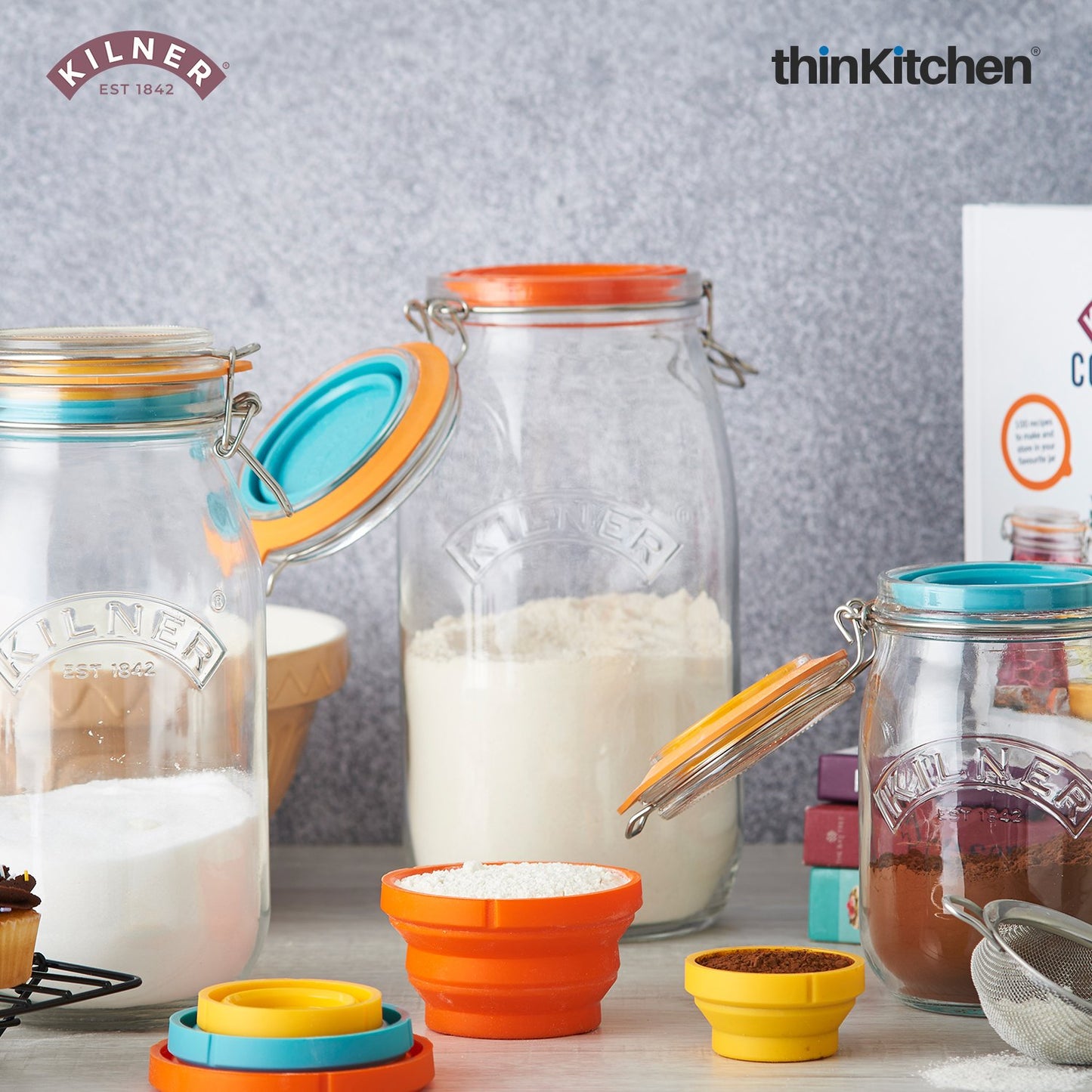 Kilner Clip Top Round Glass Jar – Iconic, Airtight & Eco-Friendly Pantry Storage Solution