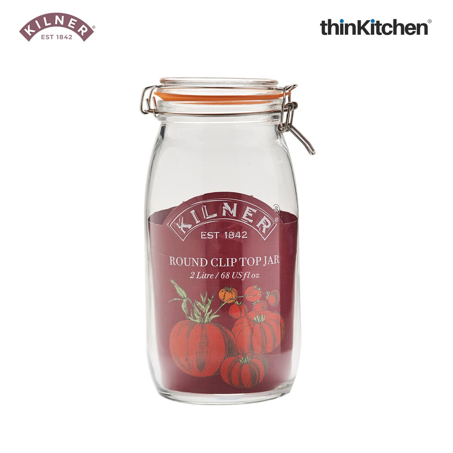 Kilner Clip Top Round Glass Jar – Iconic, Airtight & Eco-Friendly Pantry Storage Solution
