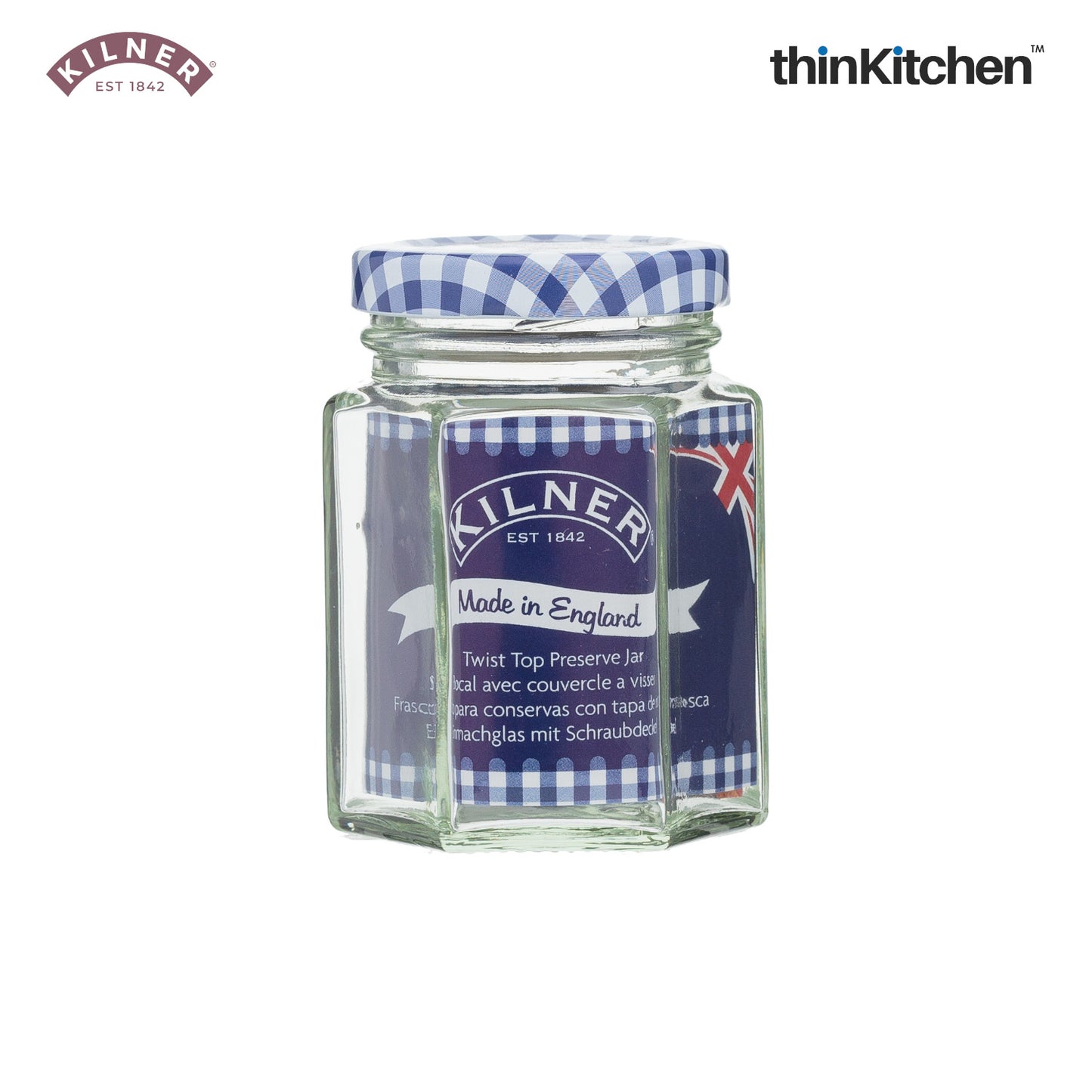 Kilner 110 Ml Hexagonal Twist Top Jar