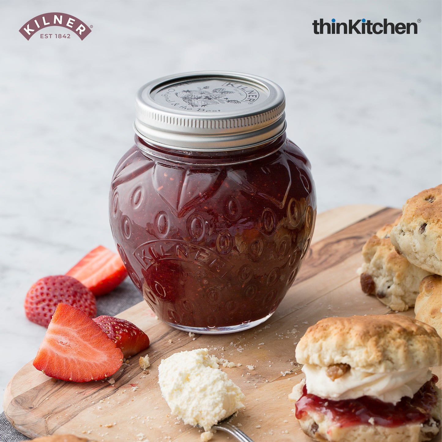 Kilner 0.4LT STRAWBERRY FRUIT JAR