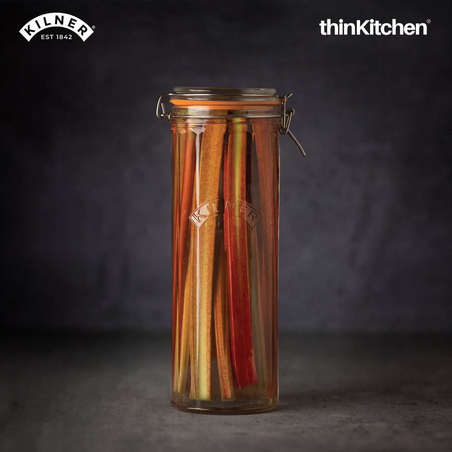 Kilner 2 2 Litre Facetted Clip Top Jar