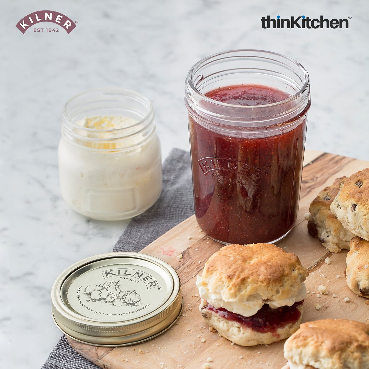Kilner Wide Mouth Preserve Jar 0.35Lt