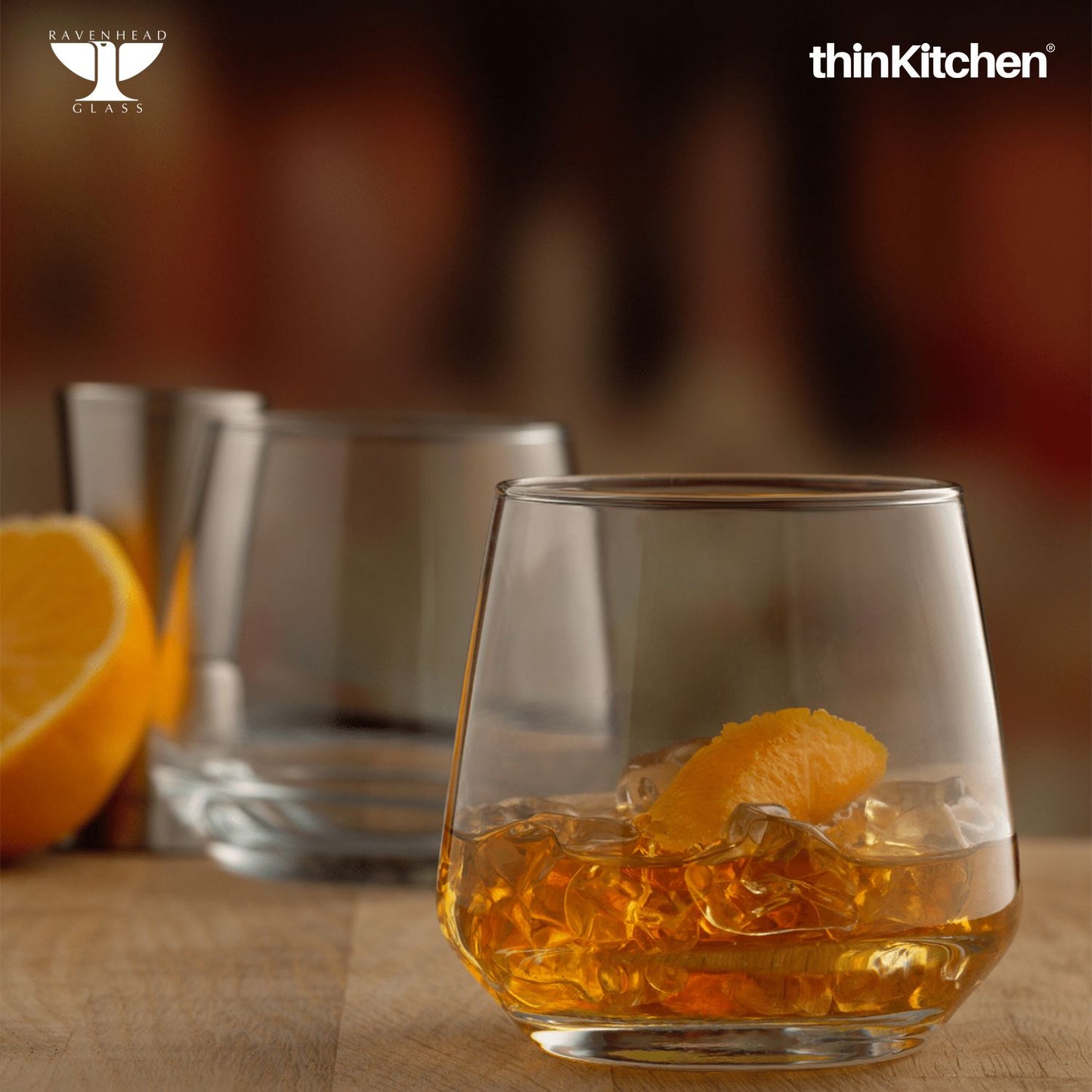 Ravenhead Majestic Set Of 4 Mixers Glasses 31cl