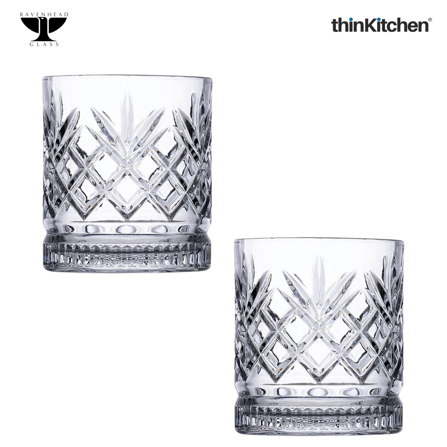 Ravenhead ETON SET OF 2 MIXER GLASSES 37CL