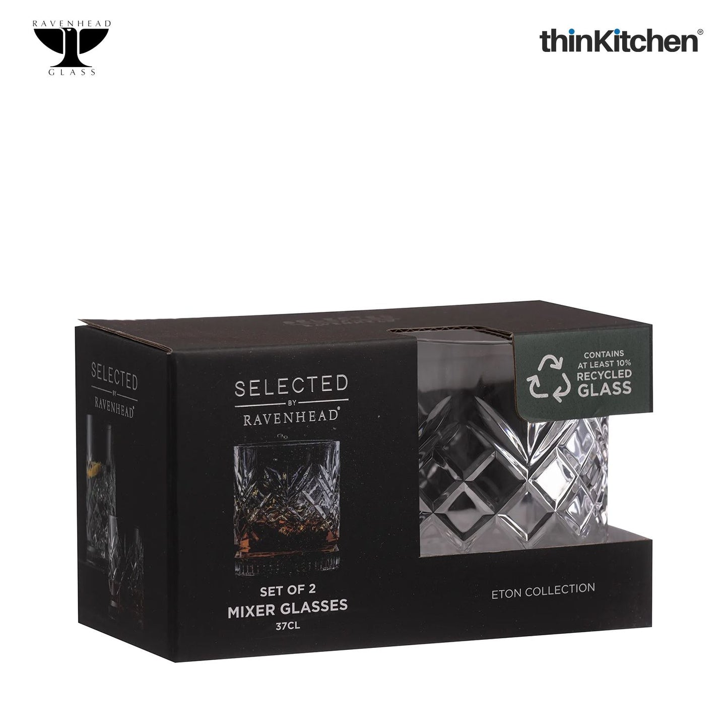 Ravenhead ETON SET OF 2 MIXER GLASSES 37CL