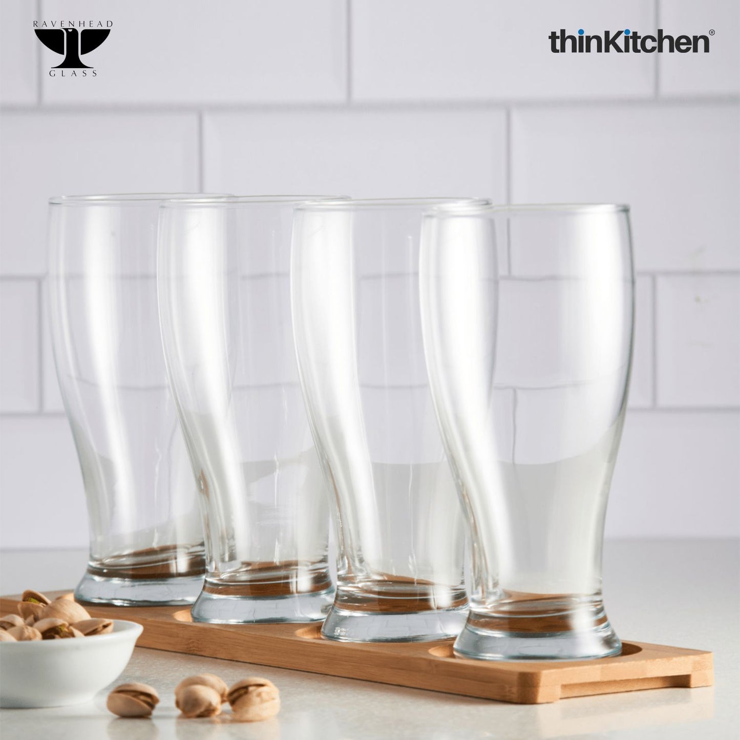 Ravenhead Entertain Set of 4 Beer Glasses 53cl