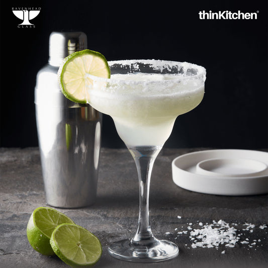 Ravenhead Transparent 2 Piece Margarita Cocktail Glasses, 295ml each