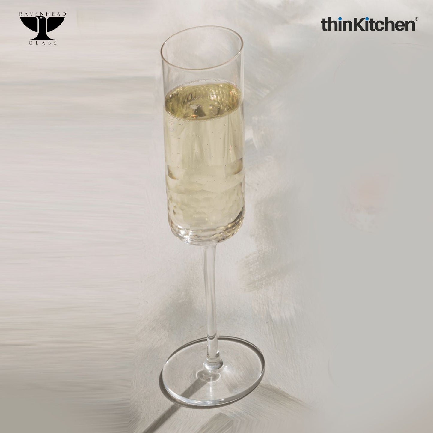 Ravenhead Pisa Flute Glasses Set of 2 23cl