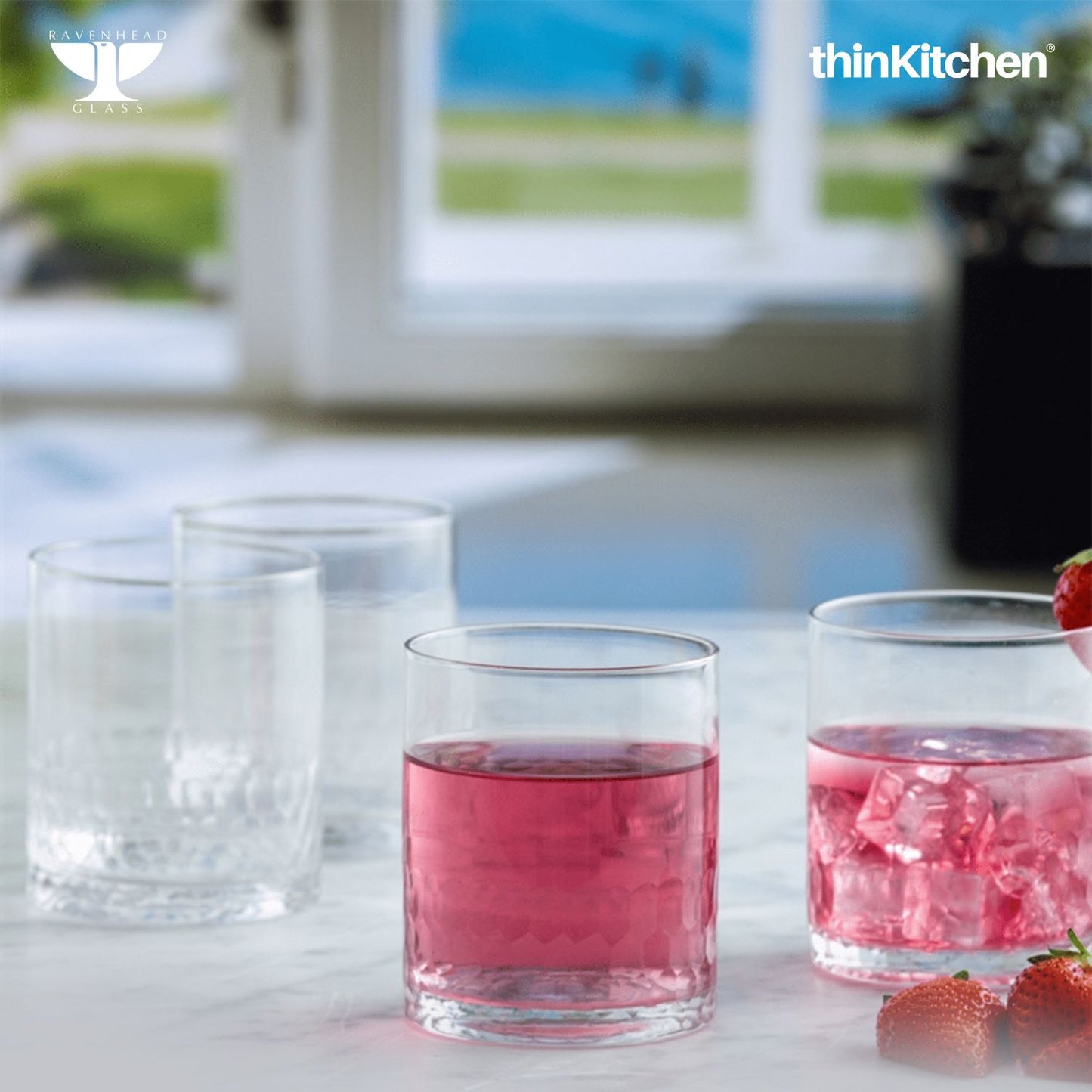 Ravenhead Pisa Mixer Glasses Set of 2 37cl