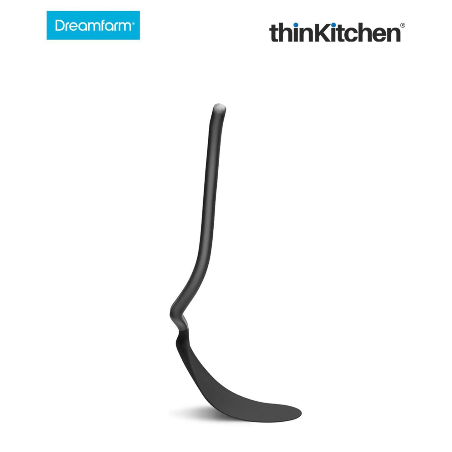 Dreamfarm Chopula Super Flexible Chopping Sit Up Spatula Black