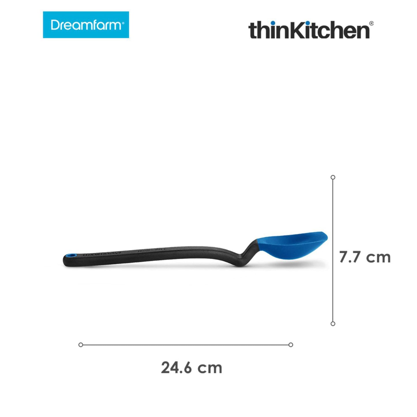 Dreamfarm Mini Chopula Super Flexible Chopping Sit Up Spatula Blue