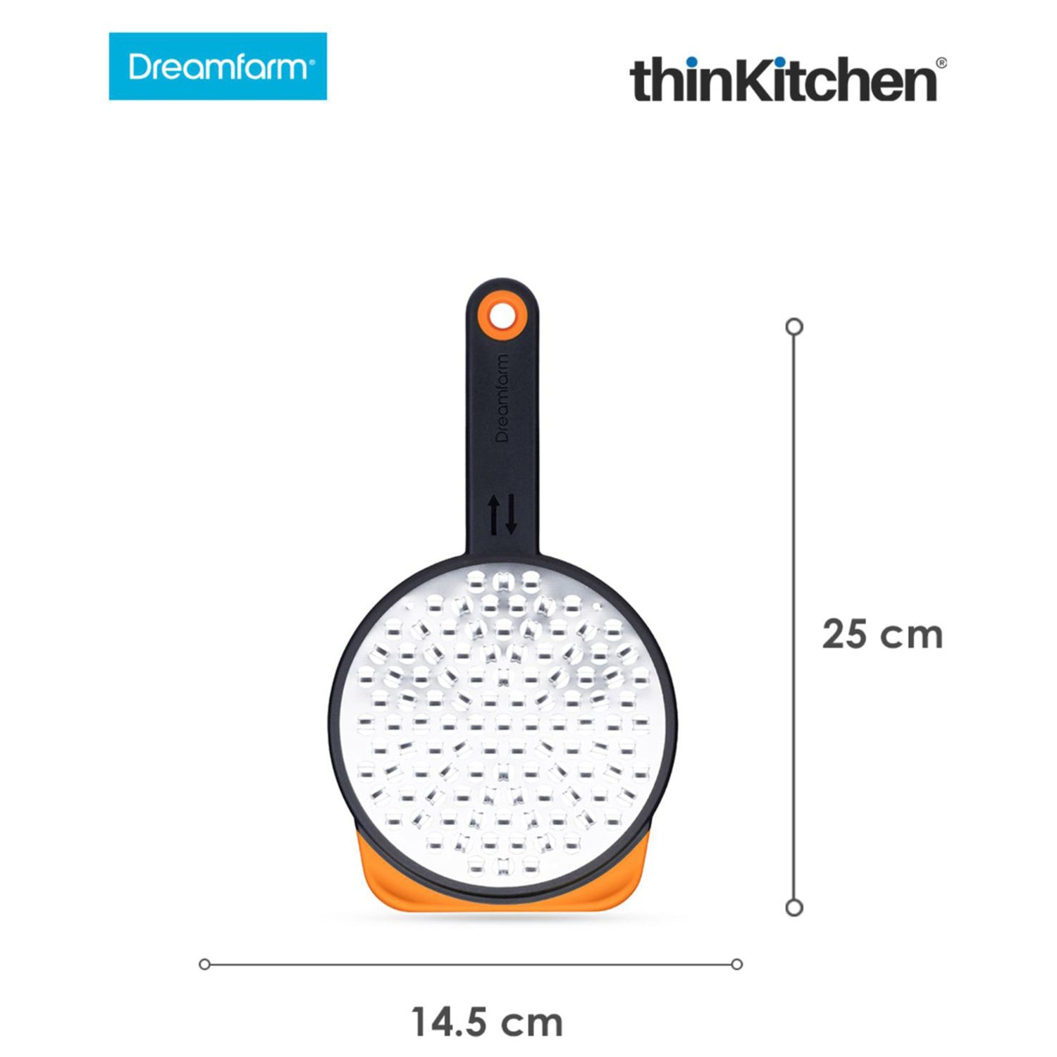Dreamfarm Ograte Two Sided Speed Grater Orange - 10