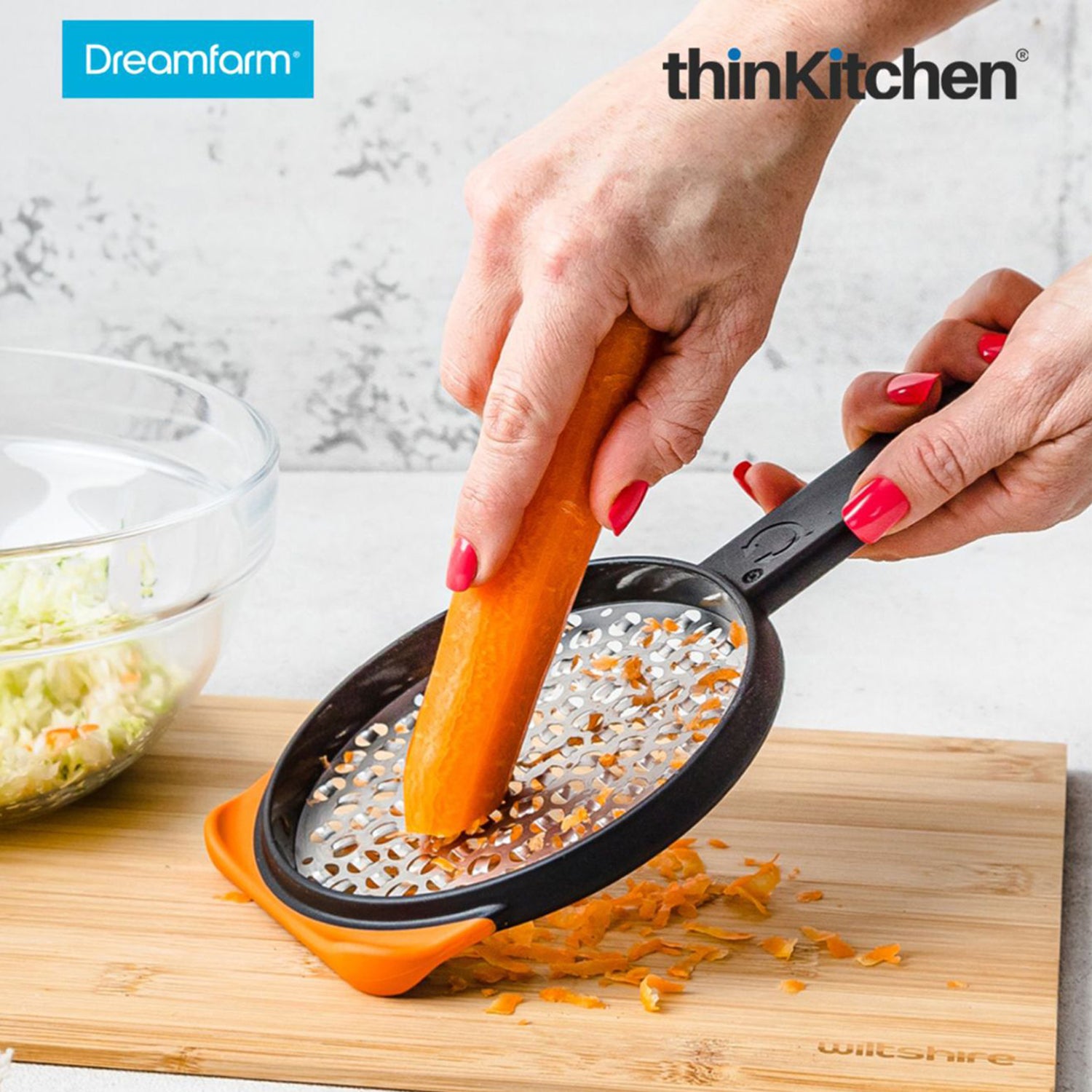 Dreamfarm Ograte Two Sided Speed Grater Orange - 3