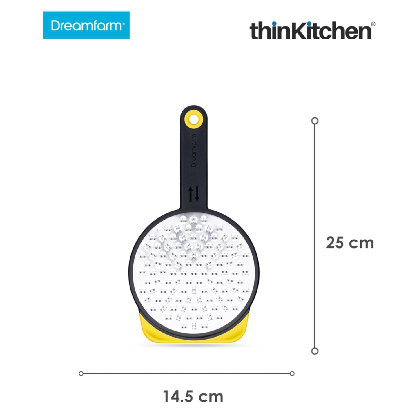 Dreamfarm Ograte Two Sided Speed Grater Yellow