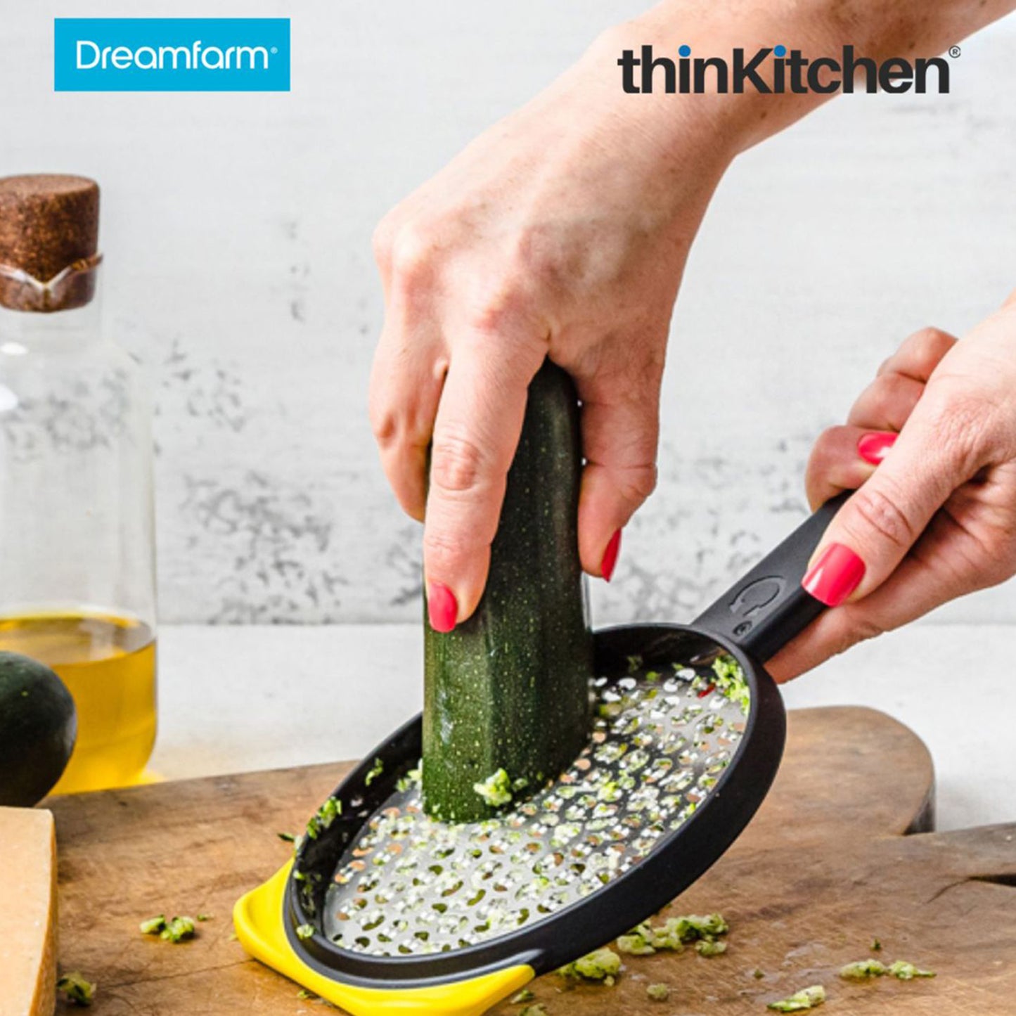 Dreamfarm Ograte Two Sided Speed Grater Yellow