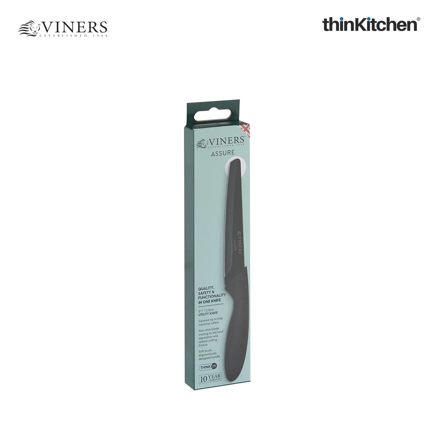 Viners Assure 5 inch Utility Knife, Stainless Steel
