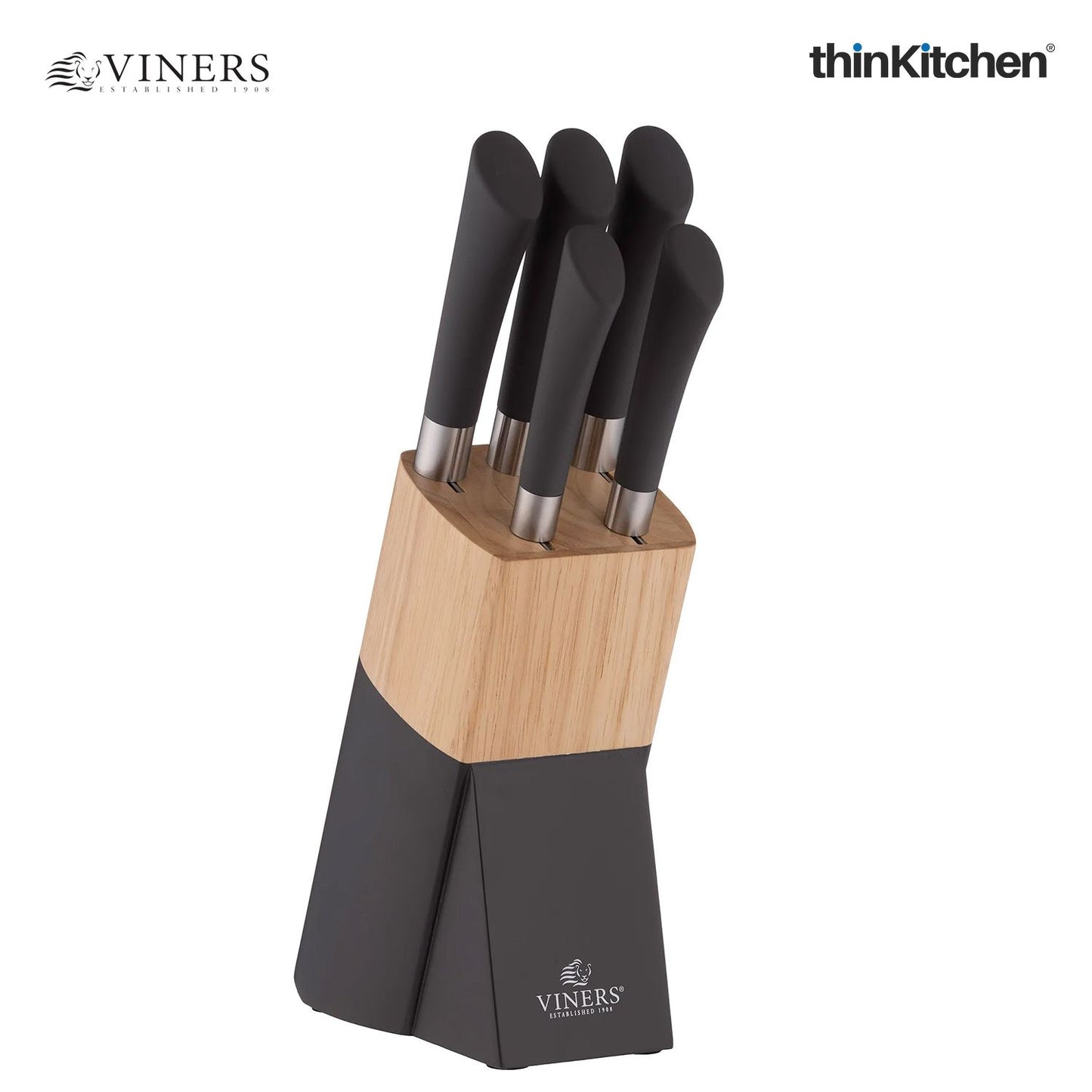 Viners Allure 6 pcs Knife Block Set Gift Box