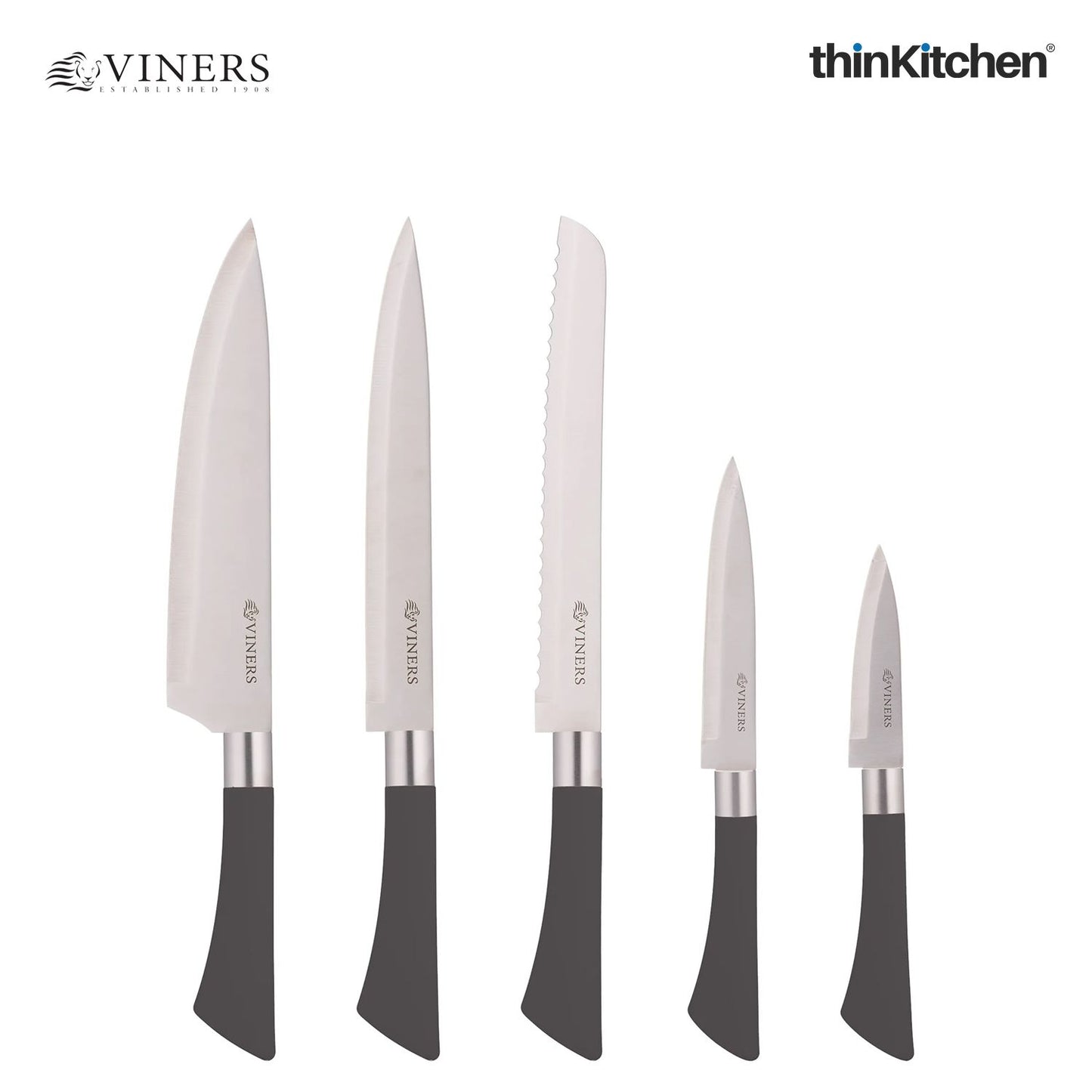 Viners Allure 6 pcs Knife Block Set Gift Box