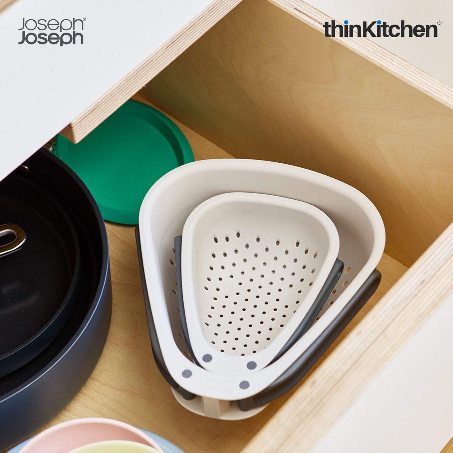 Joseph Joseph Droplet Large Plastic Folding Colander