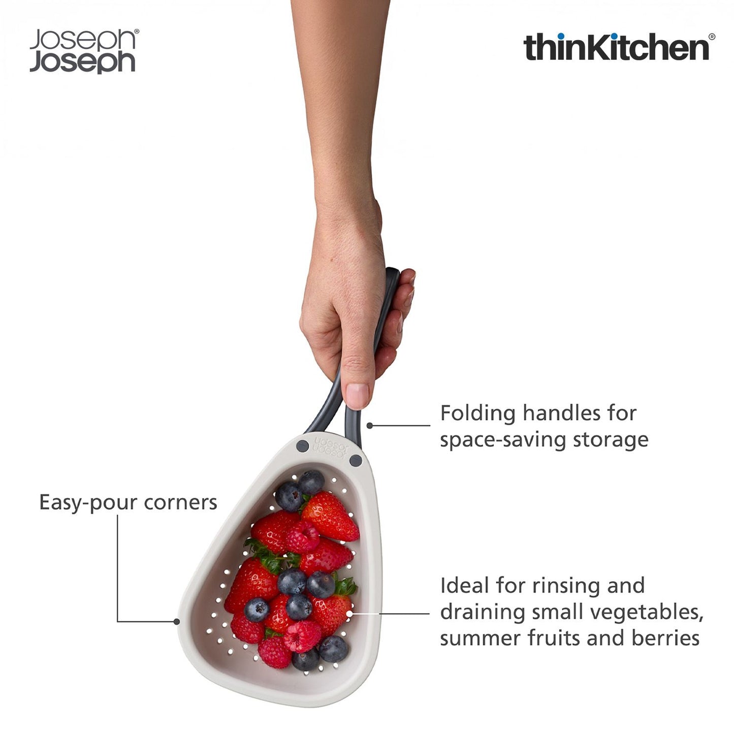 Joseph Joseph Droplet Mini Small Folding Colander