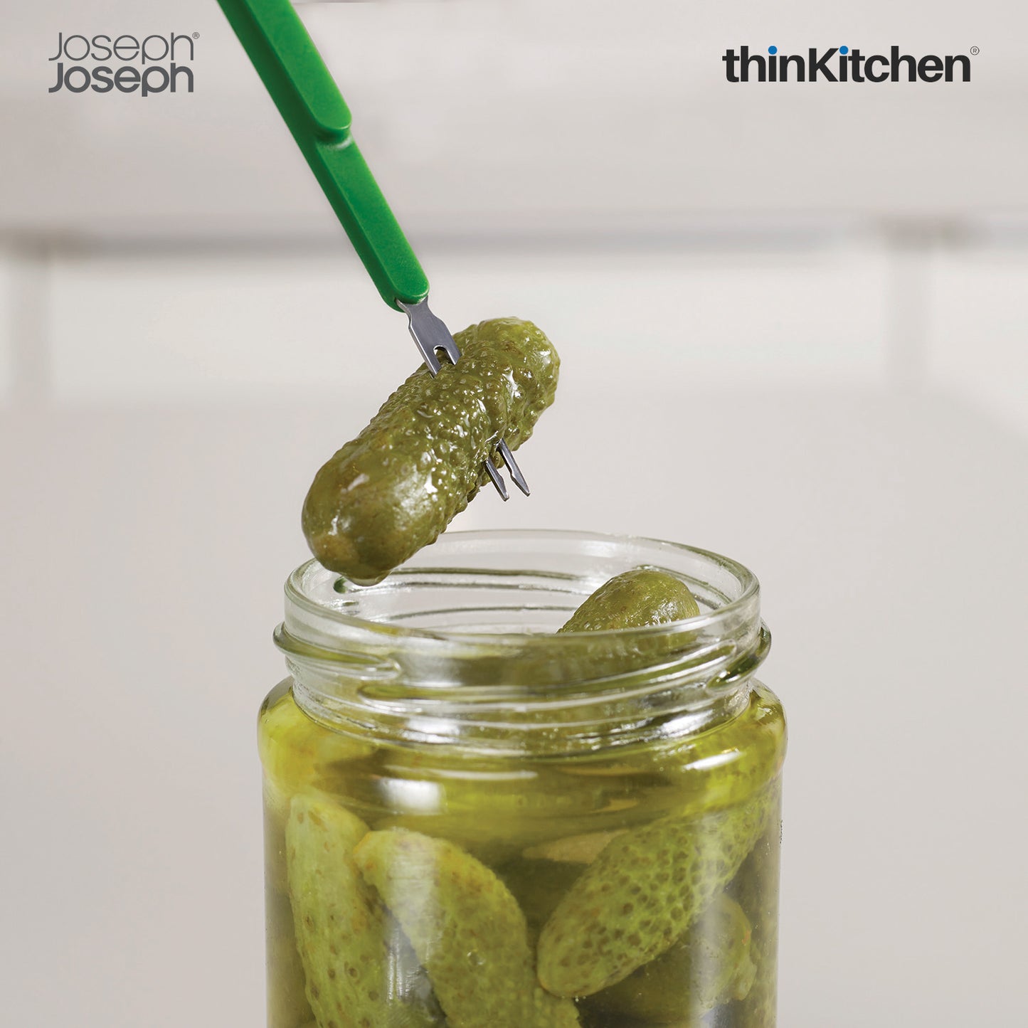 Joseph Joseph Scoop Pick 2 Piece Antipasti Set Green