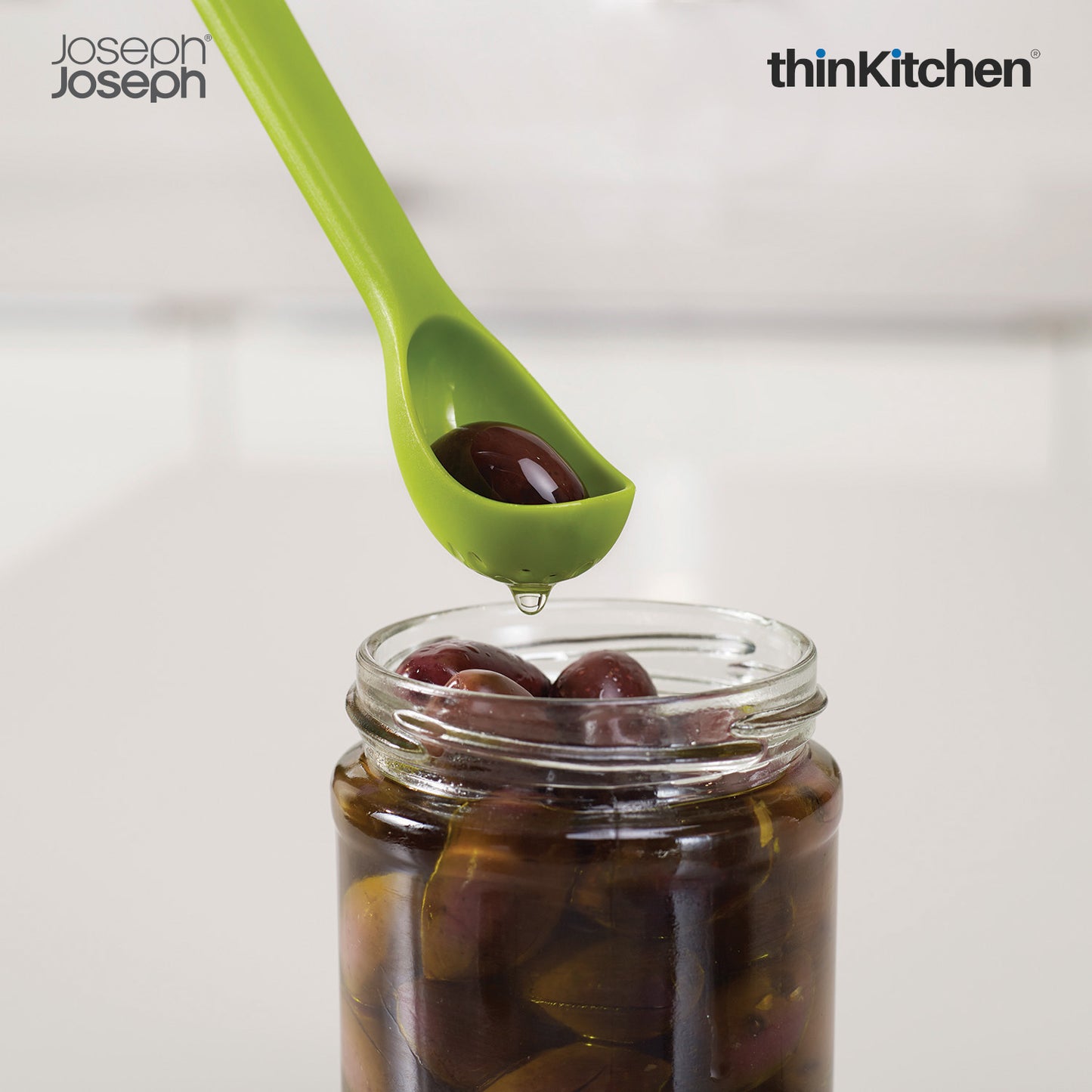 Joseph Joseph Scoop Pick 2 Piece Antipasti Set Green