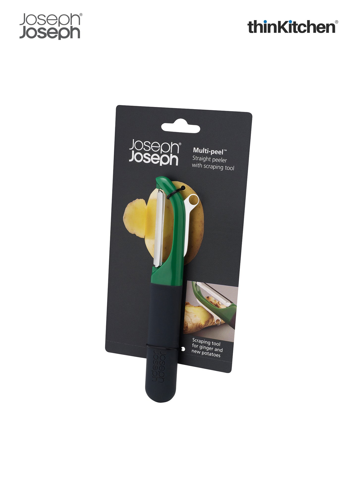 Joseph Joseph Gadgets Multi-peel - Straight Peeler (dark Green)