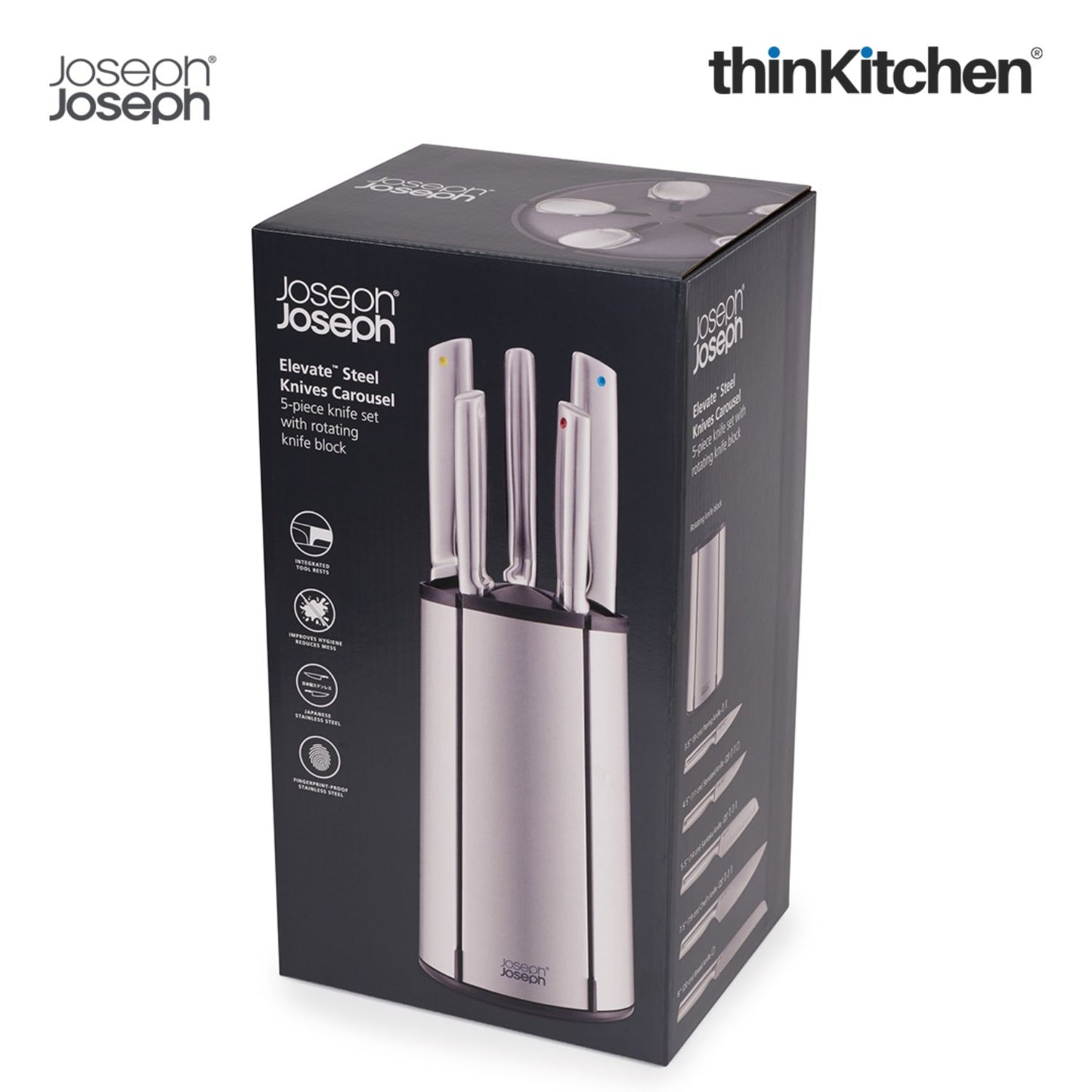 Joseph Joseph Elevate Steel Knives Carousel