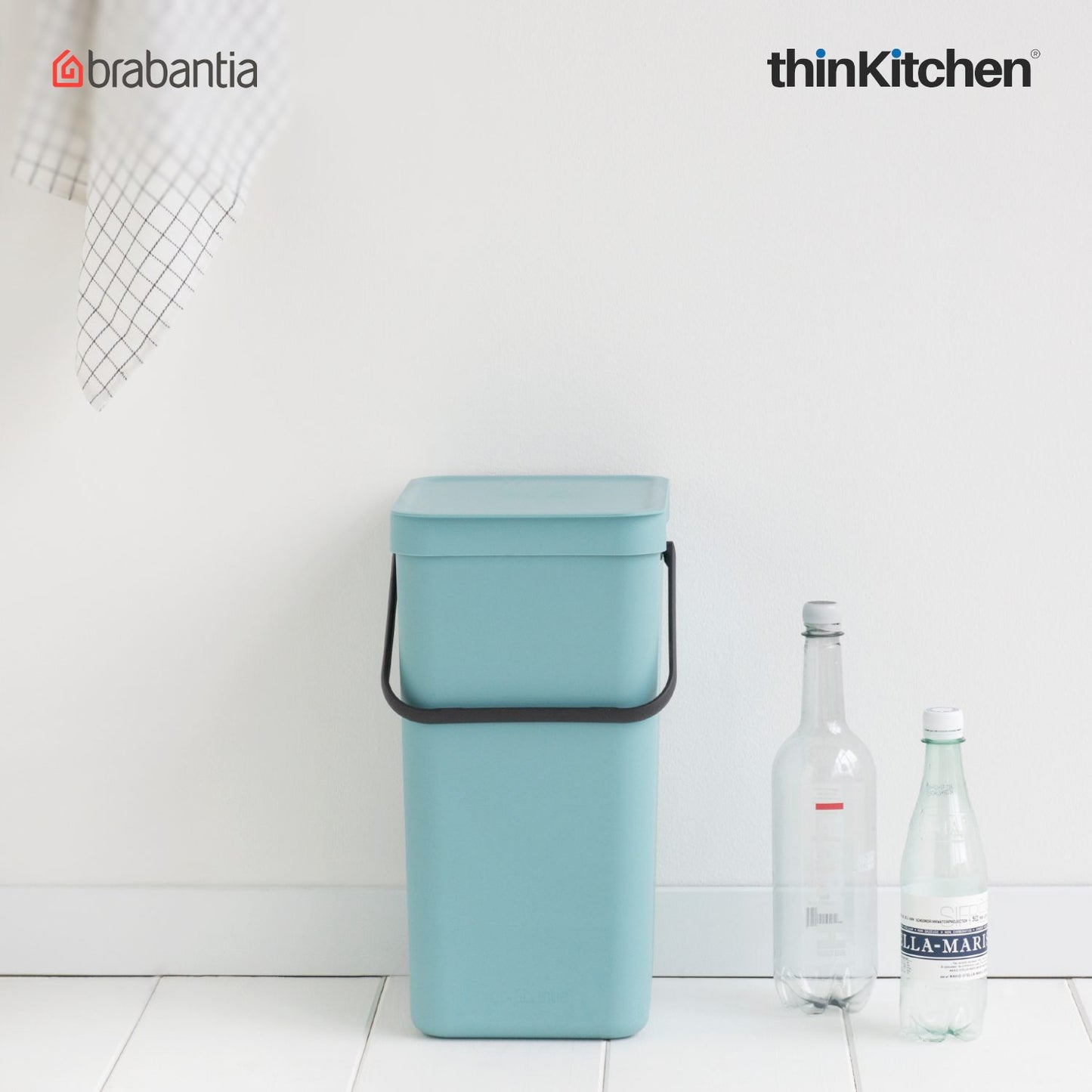 Brabantia Sort Go Waste Bin 16 Litre Mint