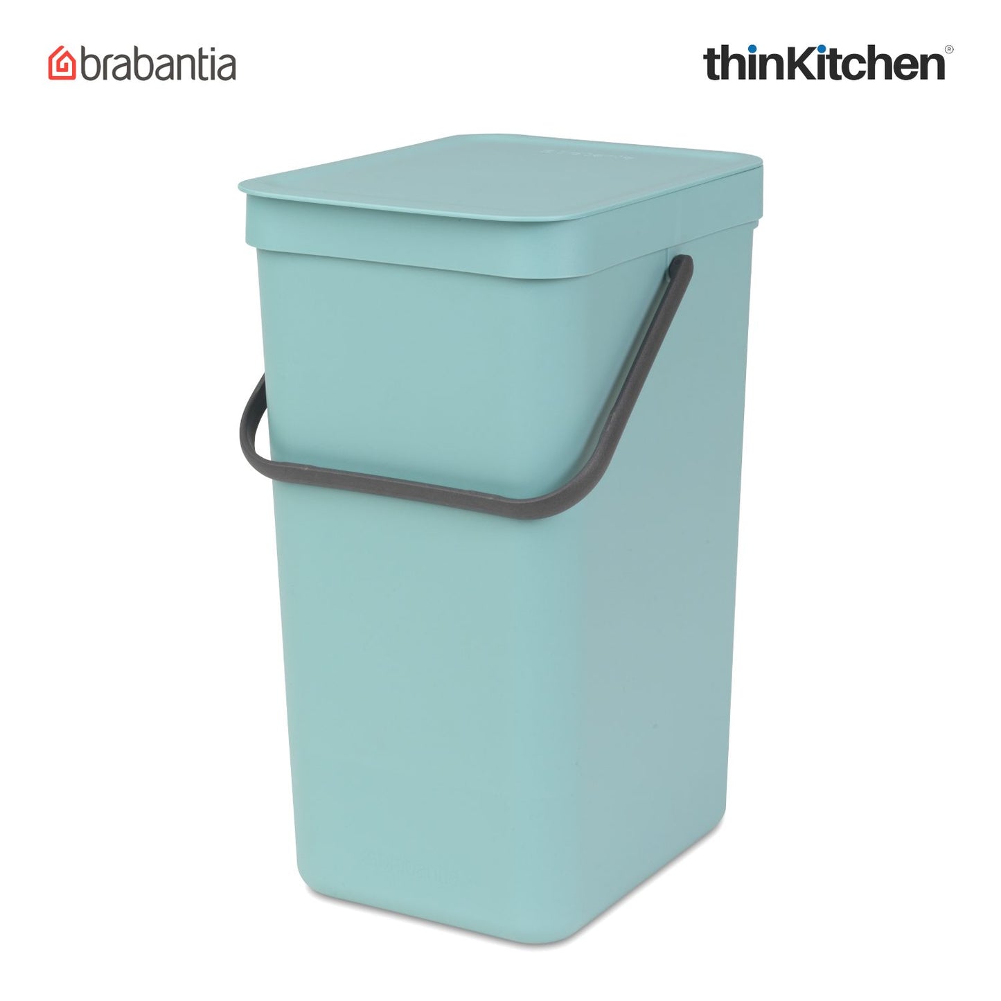 Brabantia Sort Go Waste Bin 16 Litre Mint