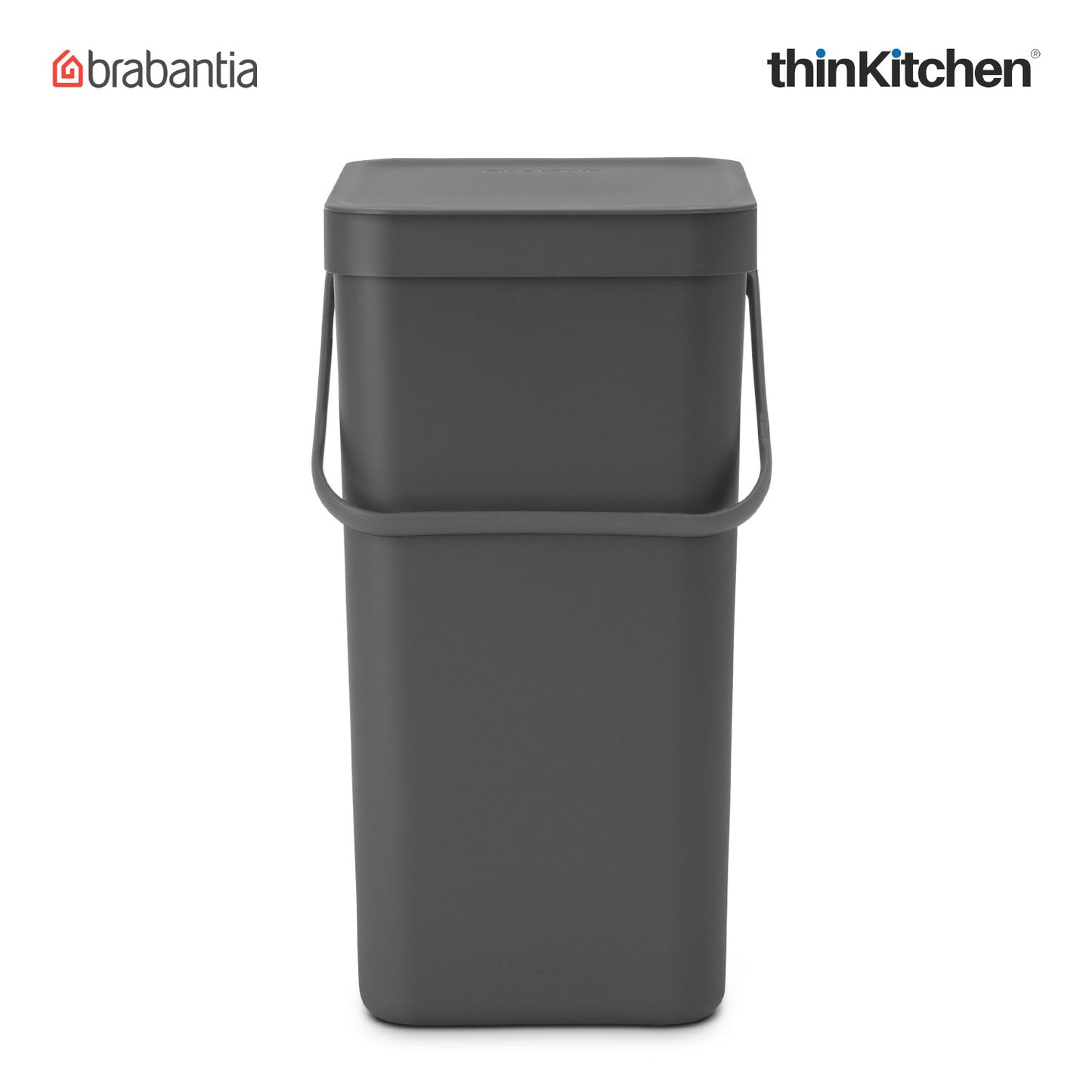Brabantia Sort Go Waste Bin 16 Litre Grey