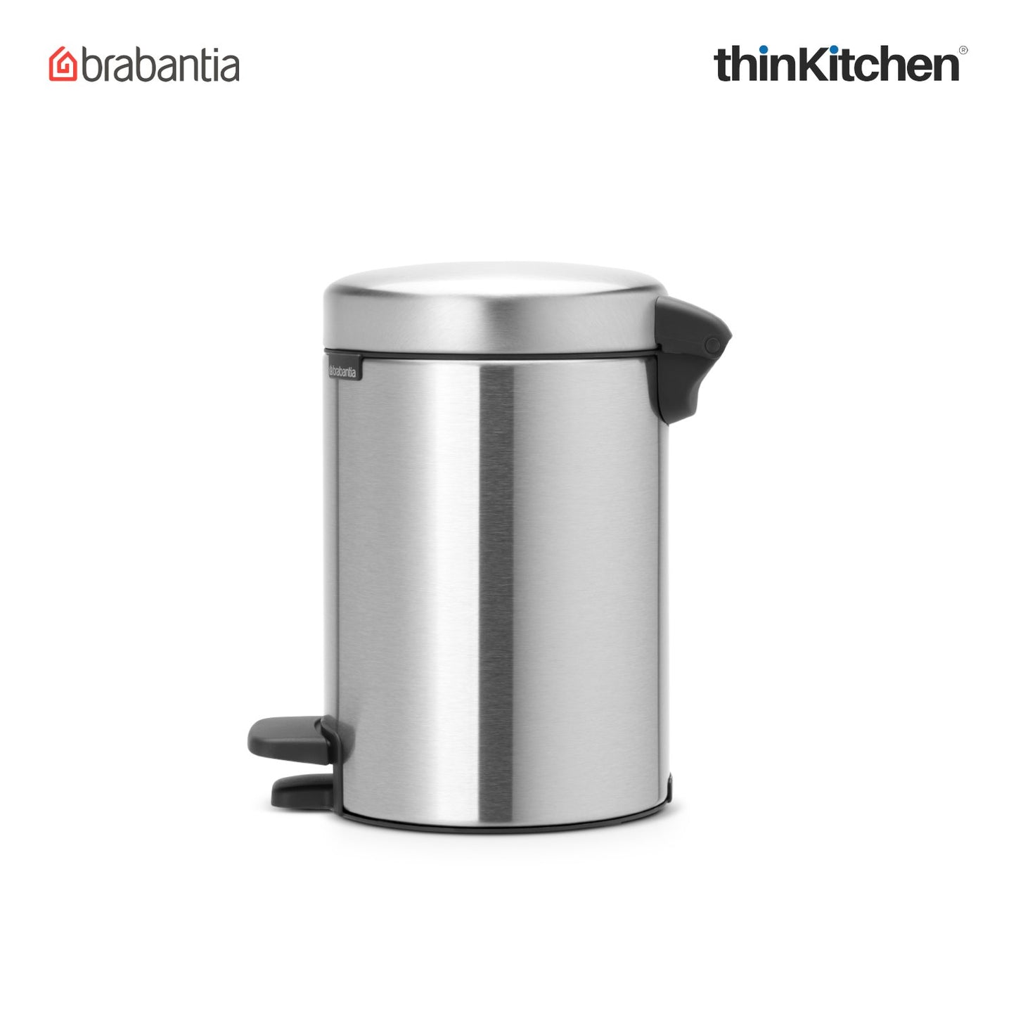 Brabantia Newicon Pedal Bin 3 Litre Matt Steel