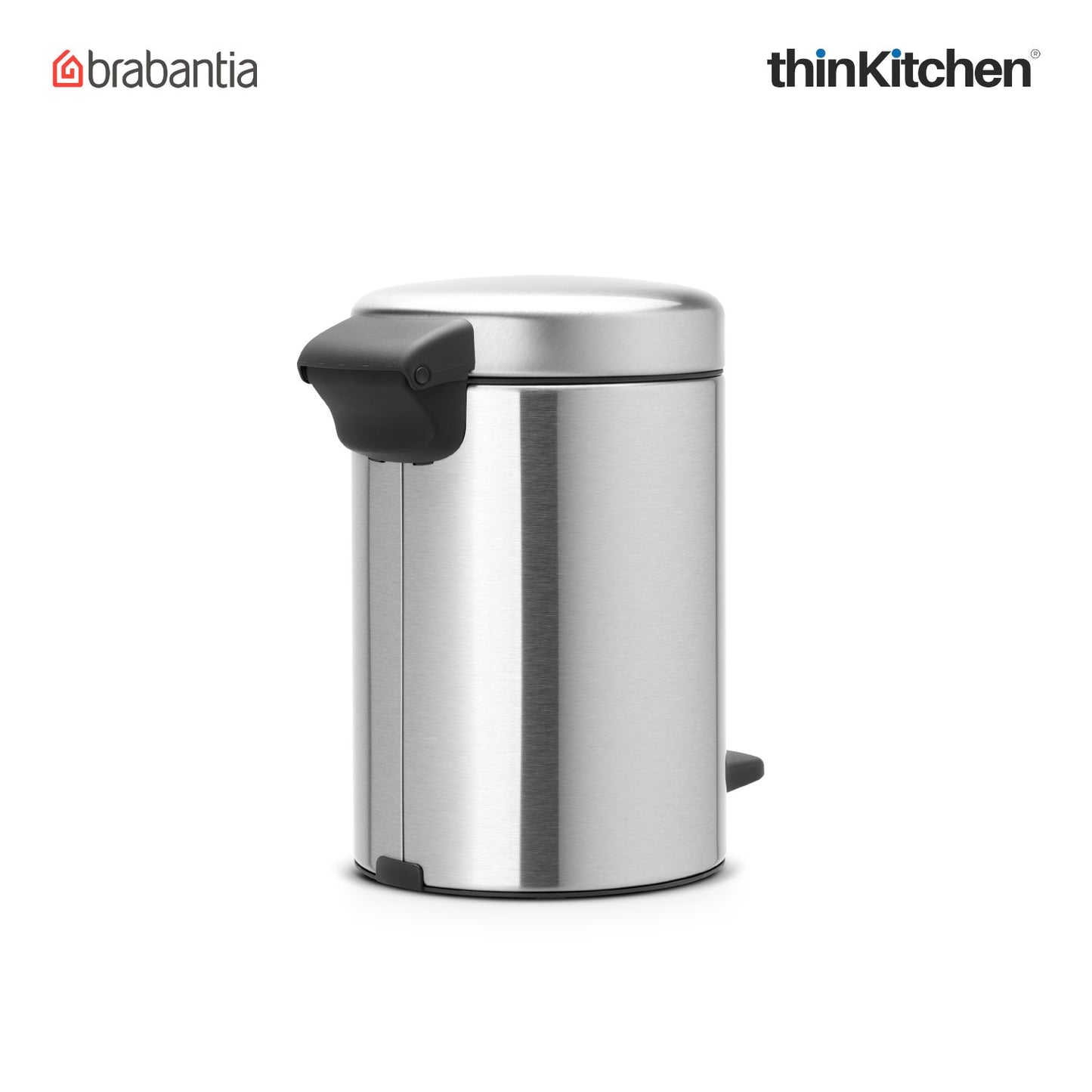 Brabantia Newicon Pedal Bin 3 Litre Matt Steel